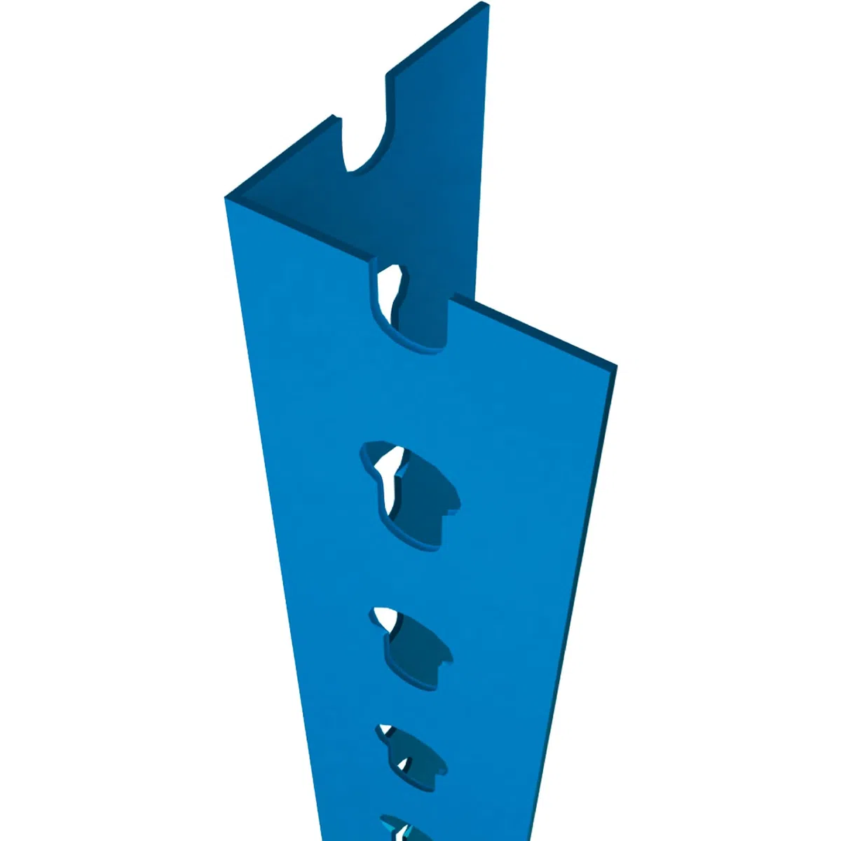 Simon Rack Perfil Estantería Metálica, 10 Unidad, 1000x40x40mm, Azul - Simonclick