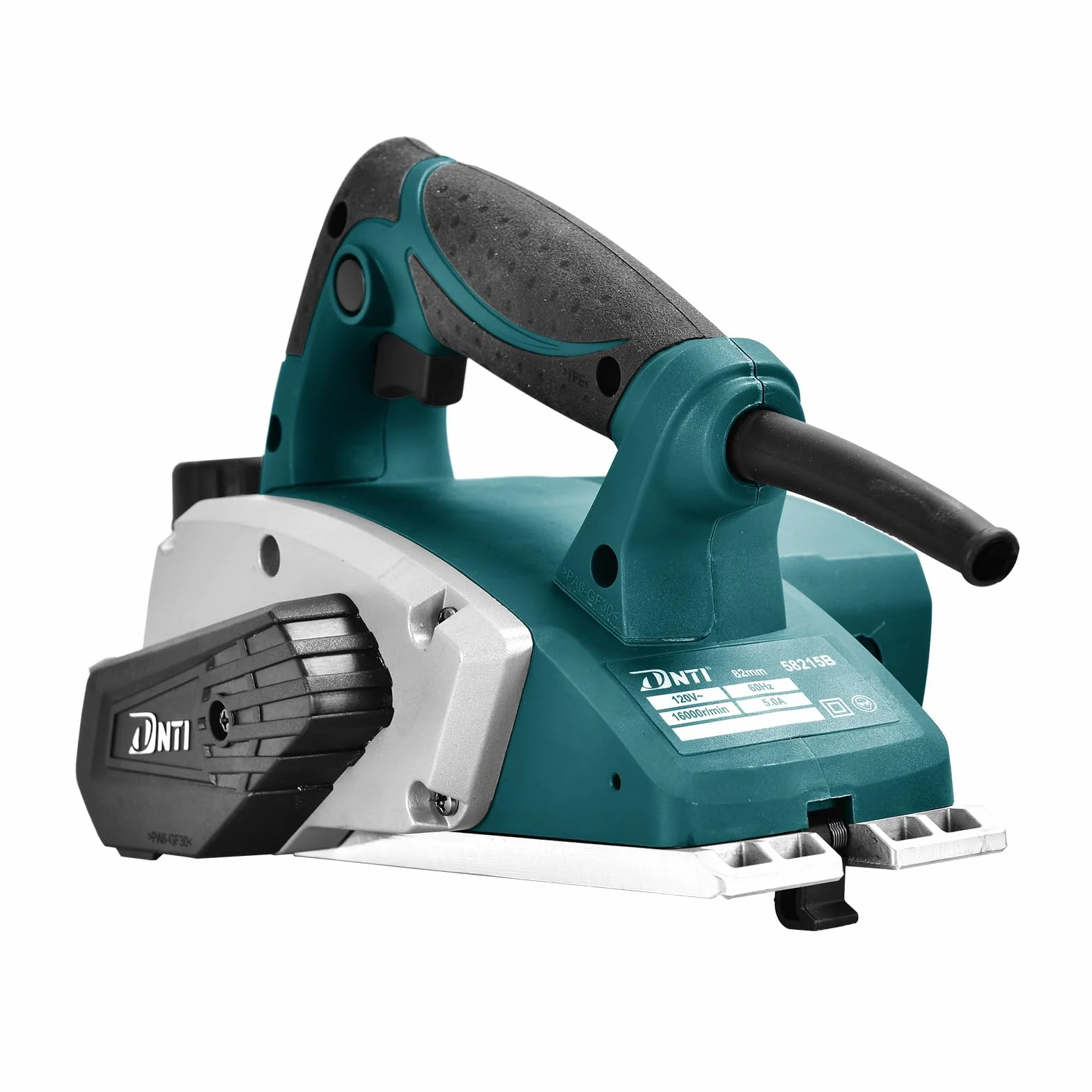 DNTI Cepillo eléctrico con cable Cepillo eléctrico 620 W Cepillo manual con 82 mm y 2 mm de ancho de cepillado, 230 V Ideal para bricolaje y carpintería 58215B