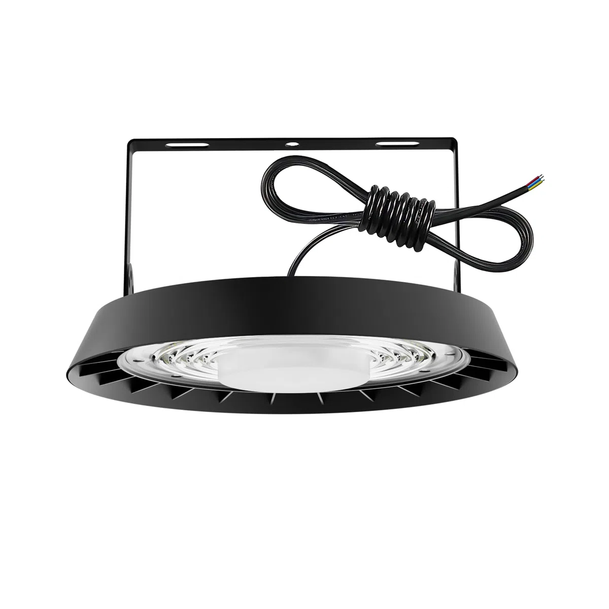 UFO LED Naves Industriales 300W Lámpara de Alta Bahía, 30000LM Foco IP65 6500K Impermeable para Patio, Garaje, Fábrica, Taller