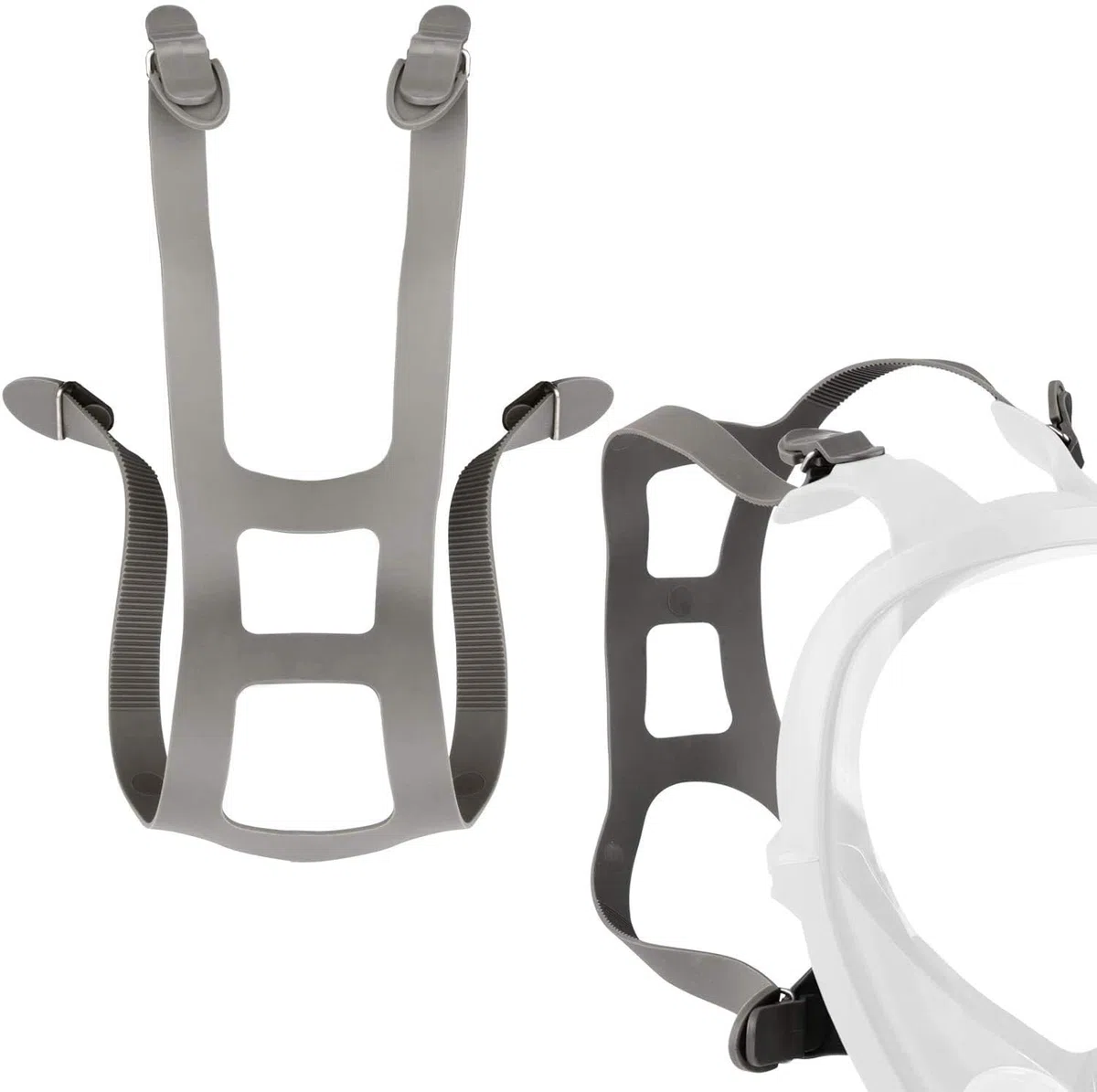 Correa de arnés de cabeza serie 6000, compatible con piezas faciales completas 3M 51131370055, correas de repuesto para respirador industrial, tamaño 6897/37005