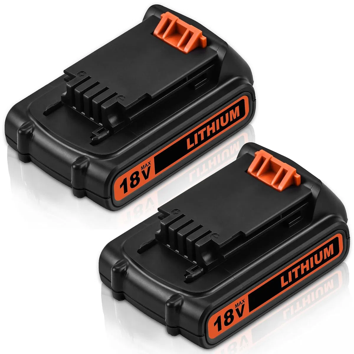 2pcs 3000mAh 18V Batería de Repuesto para Black Decker BL1518-XJ BL2018-XJ LB20 LBXR20 LBX20 LBXR2020-OPE-2 LBXR20B LB2X4020 LST220