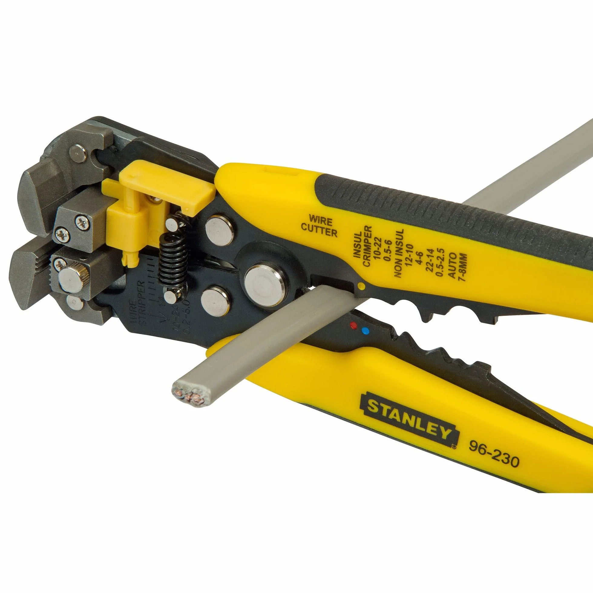 Stanley Fmht0-96230 - Alicate Pelacables Automatico, Negro, Amarillo