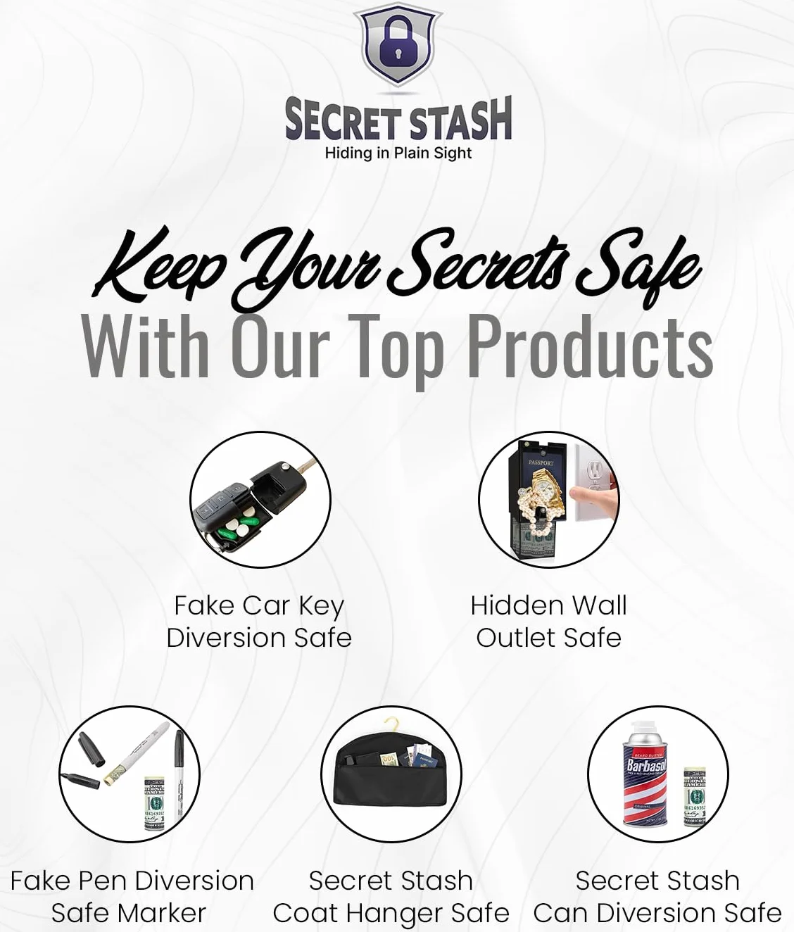 Secret Stash Hidden Watch Safe - Reloj de pulsera con compartimento secreto para dinero, píldoras y joyas - Incluye caja de regalo