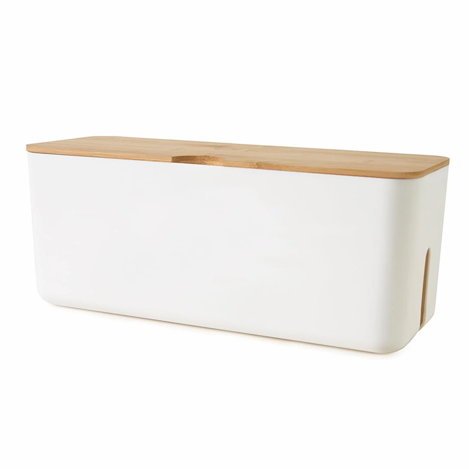 Changsuo Caja de gestión de cables para montaje en pared, organizador grande, protector contra sobretensiones
