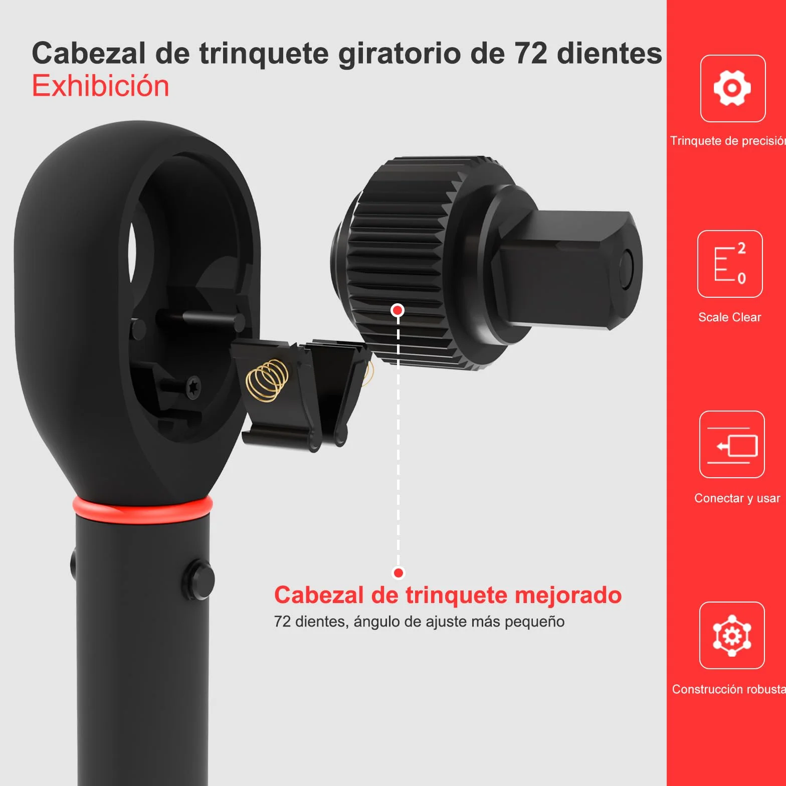 Llave Dinamometrica 1/4 1-25 Nm 72 Dientes Bicicleta ATsafepro