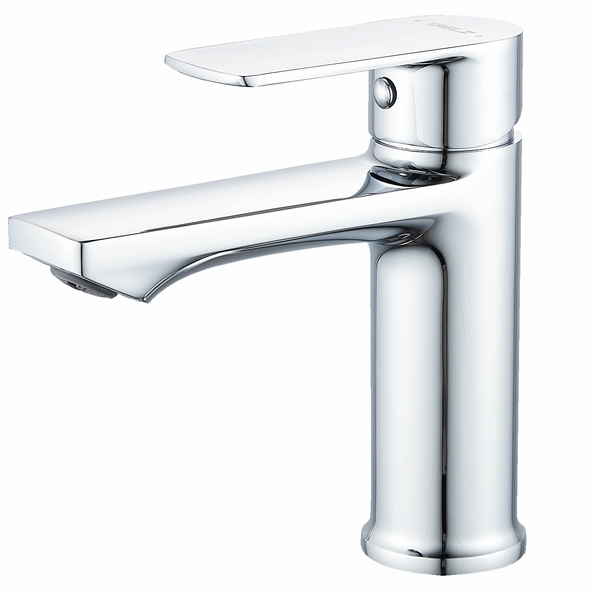 Grifo monomando de lavabo BELZ, cartucho cerámico, altura 96 mm, cromo