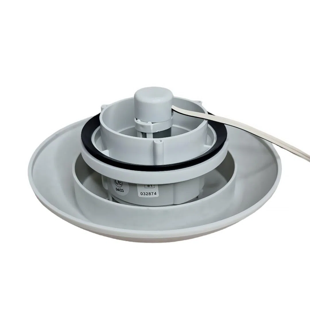 Ventilador eléctrico de 12 V con forma de hongo para caravana, caravana, autocaravana, barco, ventilador eléctrico