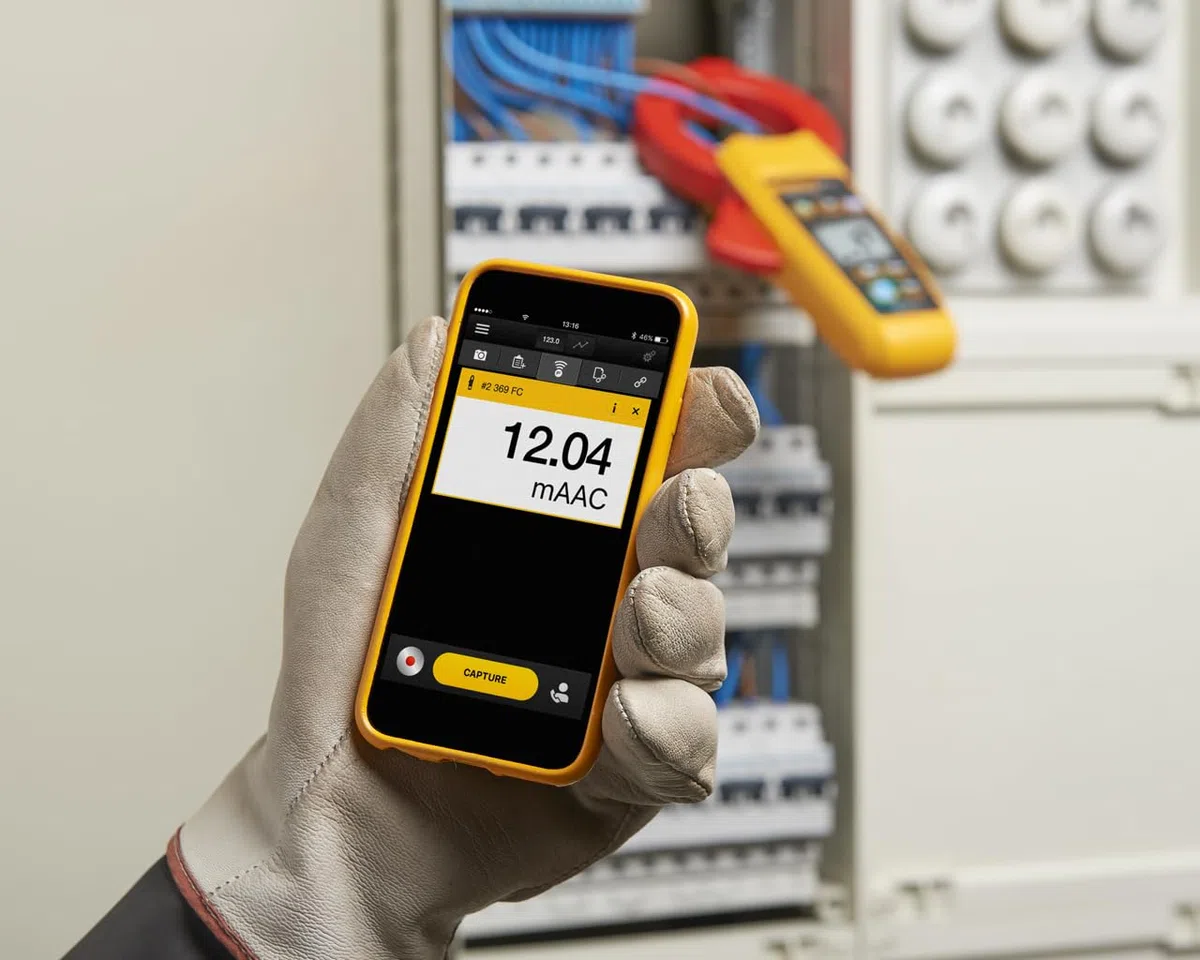 Fluke 369 FC inalámbrico fuga Pinza amperimétrica, 61 mm mandíbula