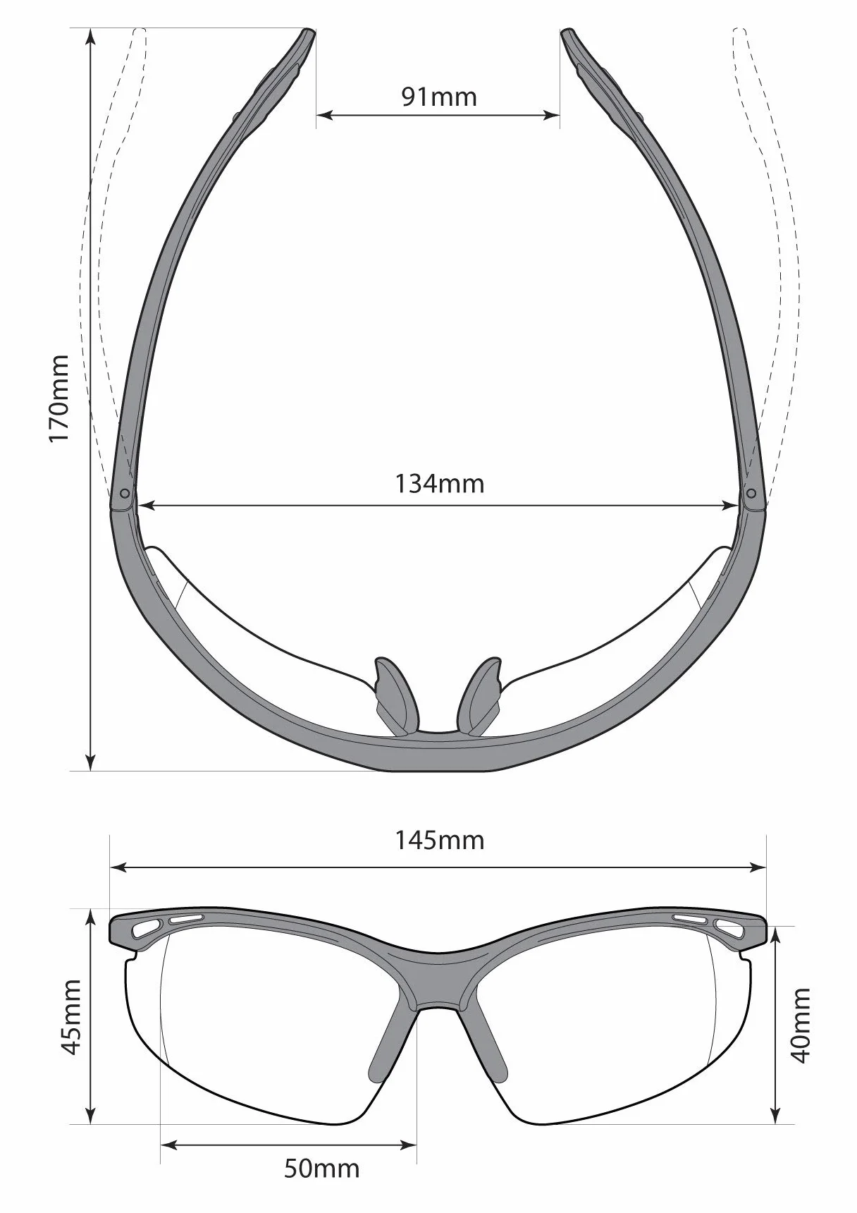 voltX 'Constructor' (TRANSPARENTES dioptría +2,00) Gafas de Seguridad con aumento total de lente (no bifocal), incluye cordón con tope regulable y funda rígida + Lente UV400 con recubrimiento antivaho
