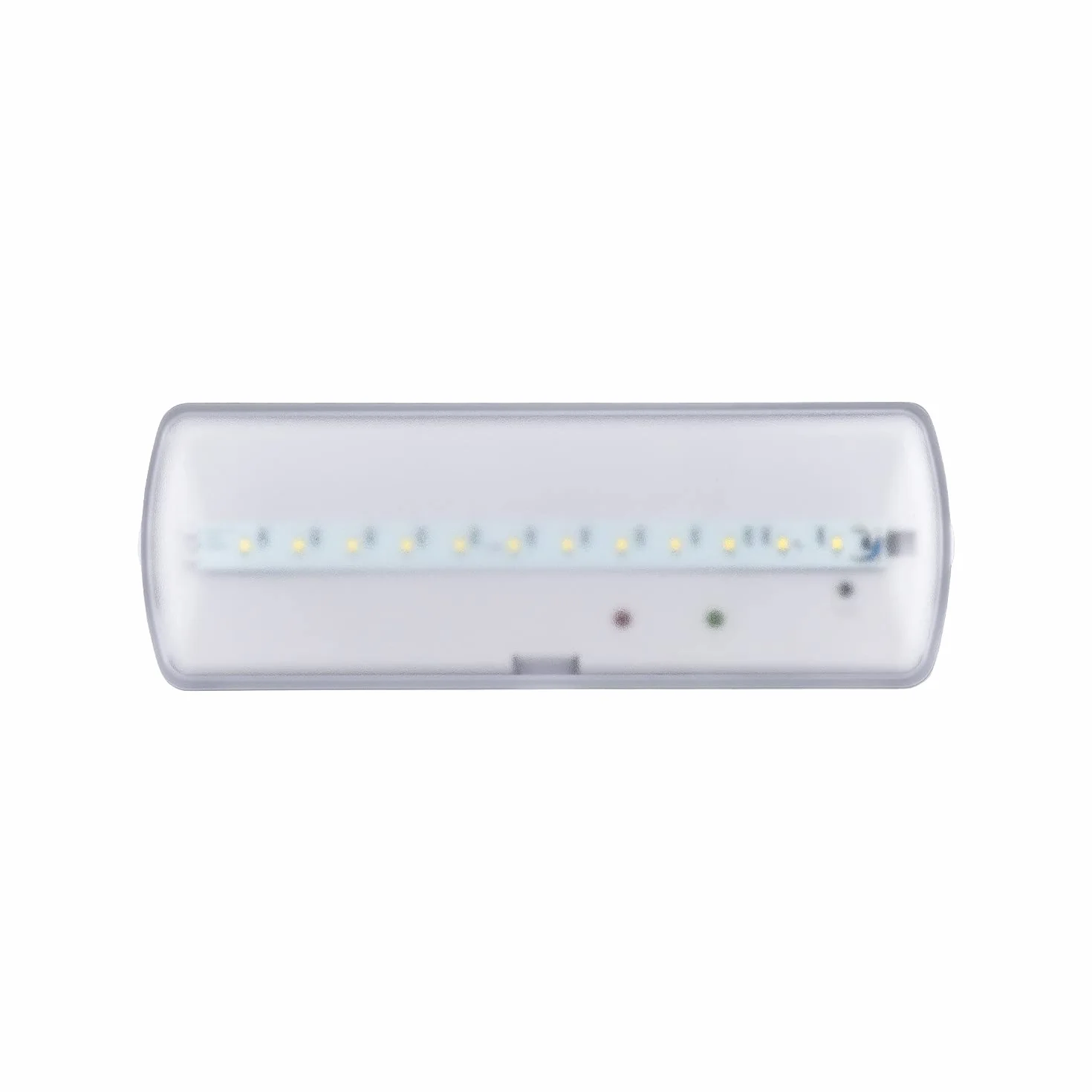 Popp® Luz de Emergencia LED de 300 Lumenes. Permanente - No permanente. 2 Horas de Autonomía Blanco Frío 6000K. Instalación en Superficie. Resistente al fuego. (Superficie-300Lúmen, 1 UNIDAD)