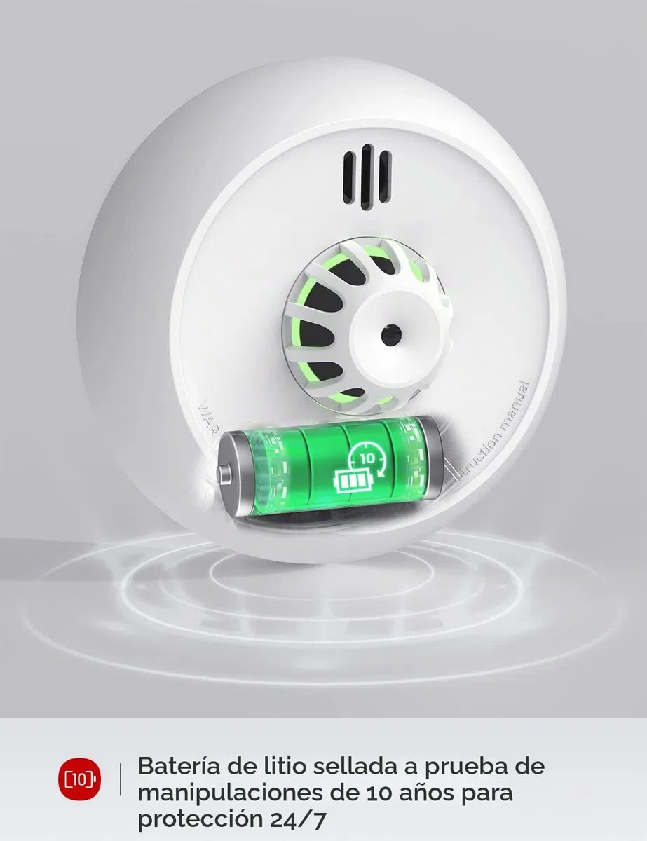 X-Sense Alarma de Calor Wi-Fi con batería sellada de 7 años y fácil configuración, Compatible con la aplicación X-Sense de Seguridad para el hogar, Requiere estación Base SBS50, XH02-M