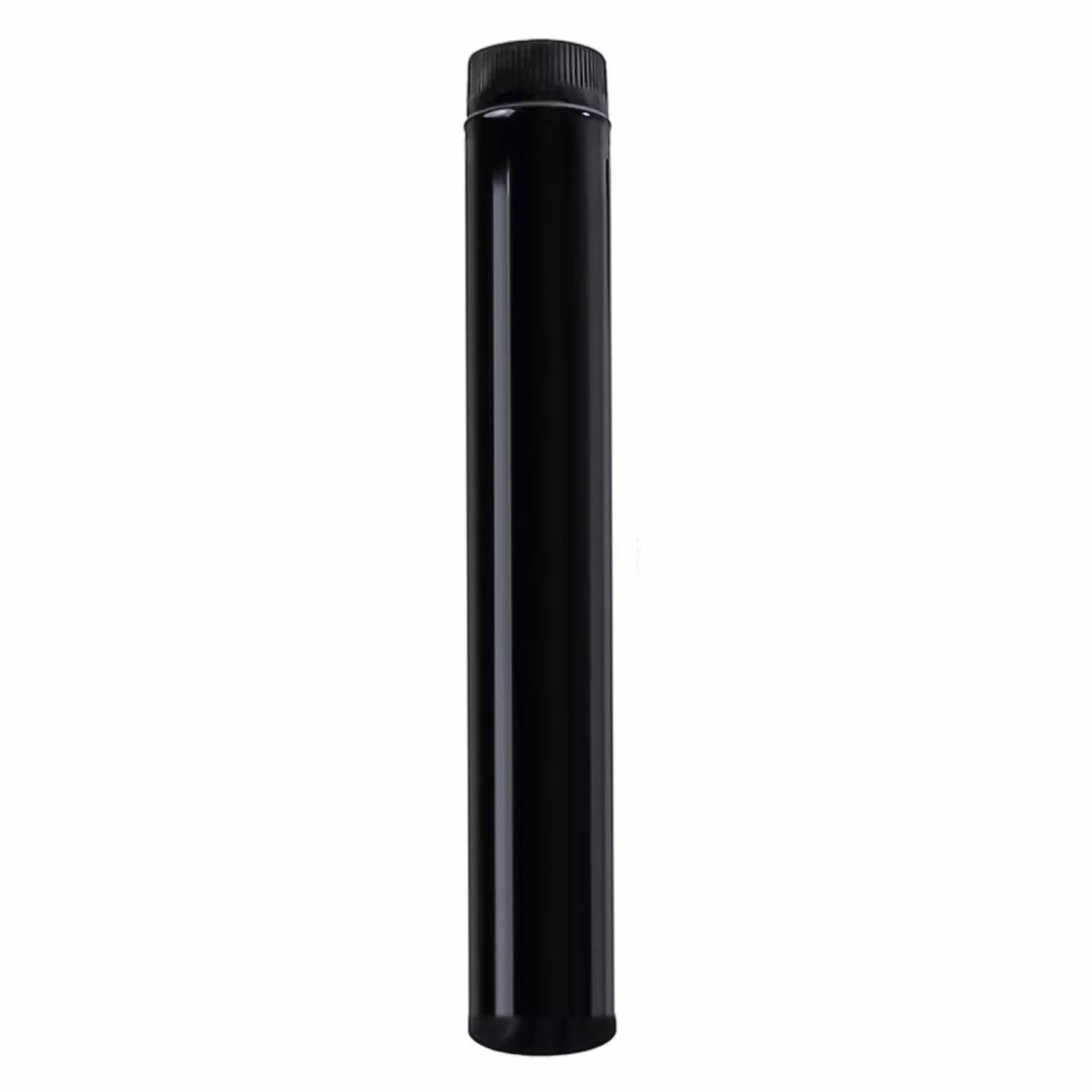 Wolfpack Tubo de Estufa Acero Vitrificado Negro Ø 150 mm