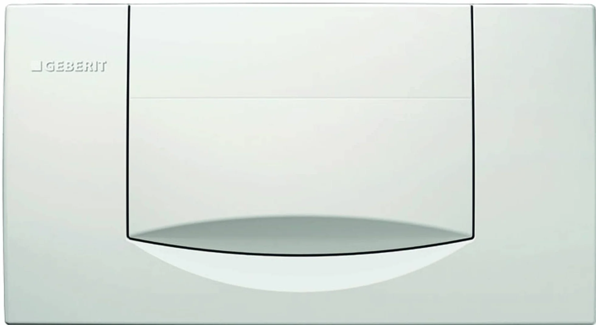 Geberit 115.222.11.1 - Pulsador Geberit 200F, Para Descarga Interrumpible, Blanco Brillante