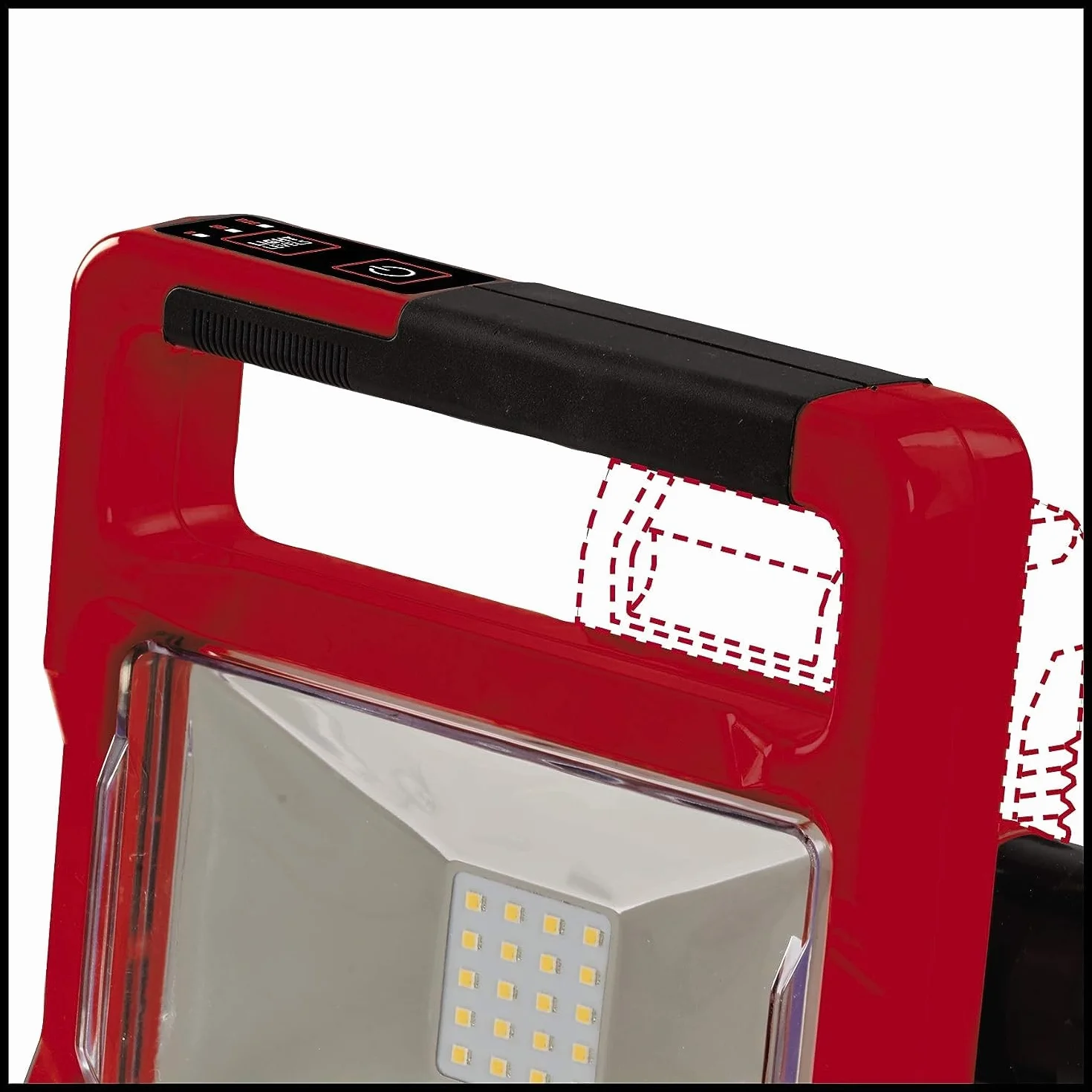 Einhell Lámpara inalámbrica TE-CL 18/2000 LiAC - Solo Power X-Change (18 V, iones de litio, cabezal giratorio, función híbrida, batería y cargador no incluidos)