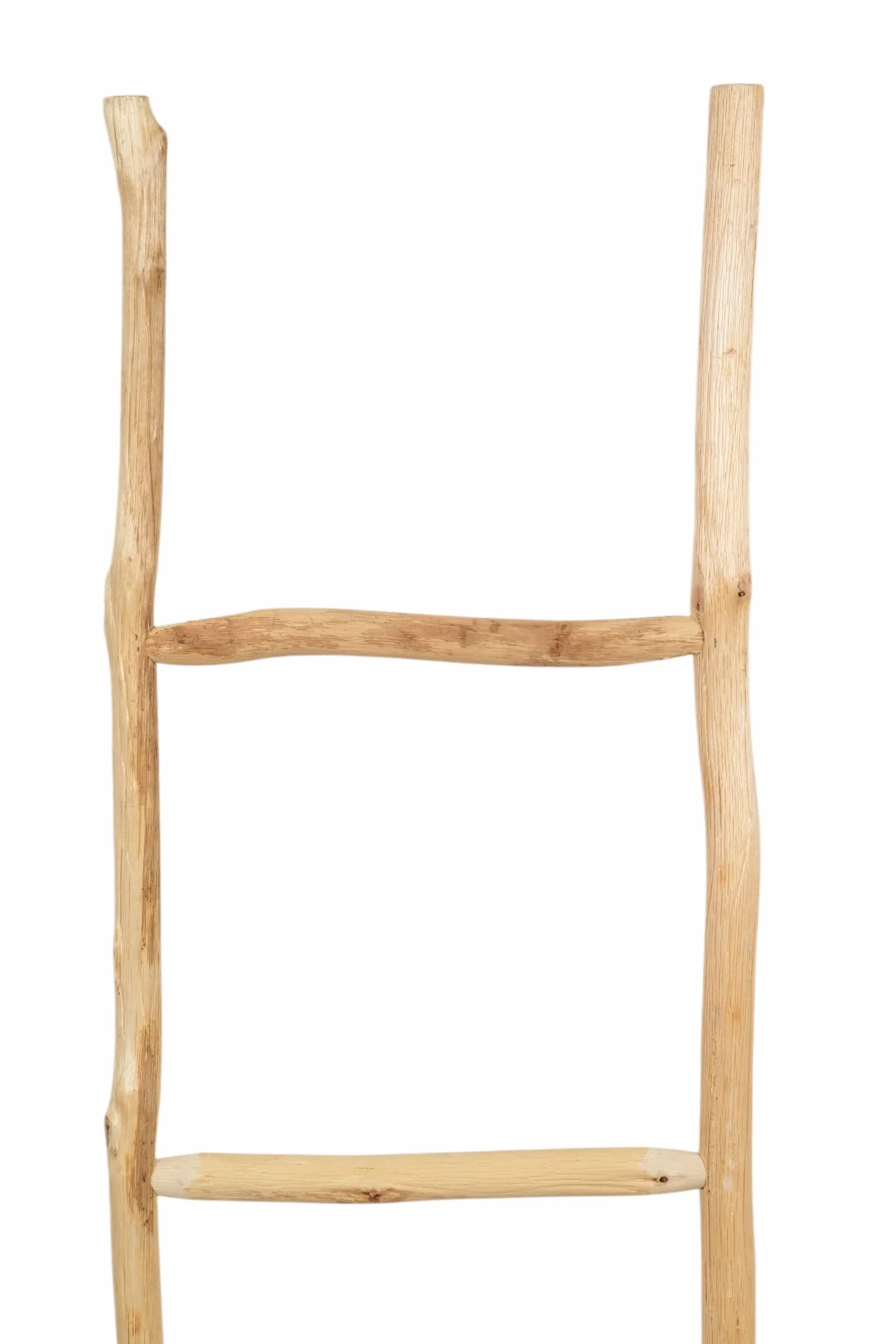 Biscottini Escalera toallero baño 108 x 32 x 3 – Escalera decorativa de madera – Toallero de bambú