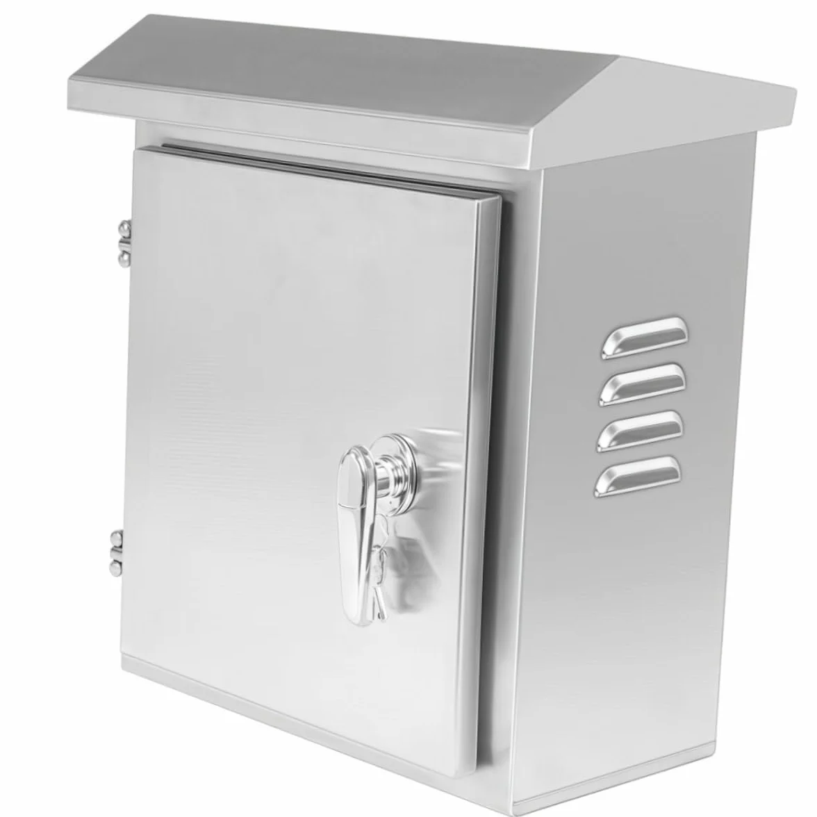 500x400x160 mm Caja Estanca Exterior Electrica de Acero Inoxidable, Caja Cuadro Electrico Superficie, Montaje en la Pared, Distribucion Electrica Armario, Incluye Cerradura