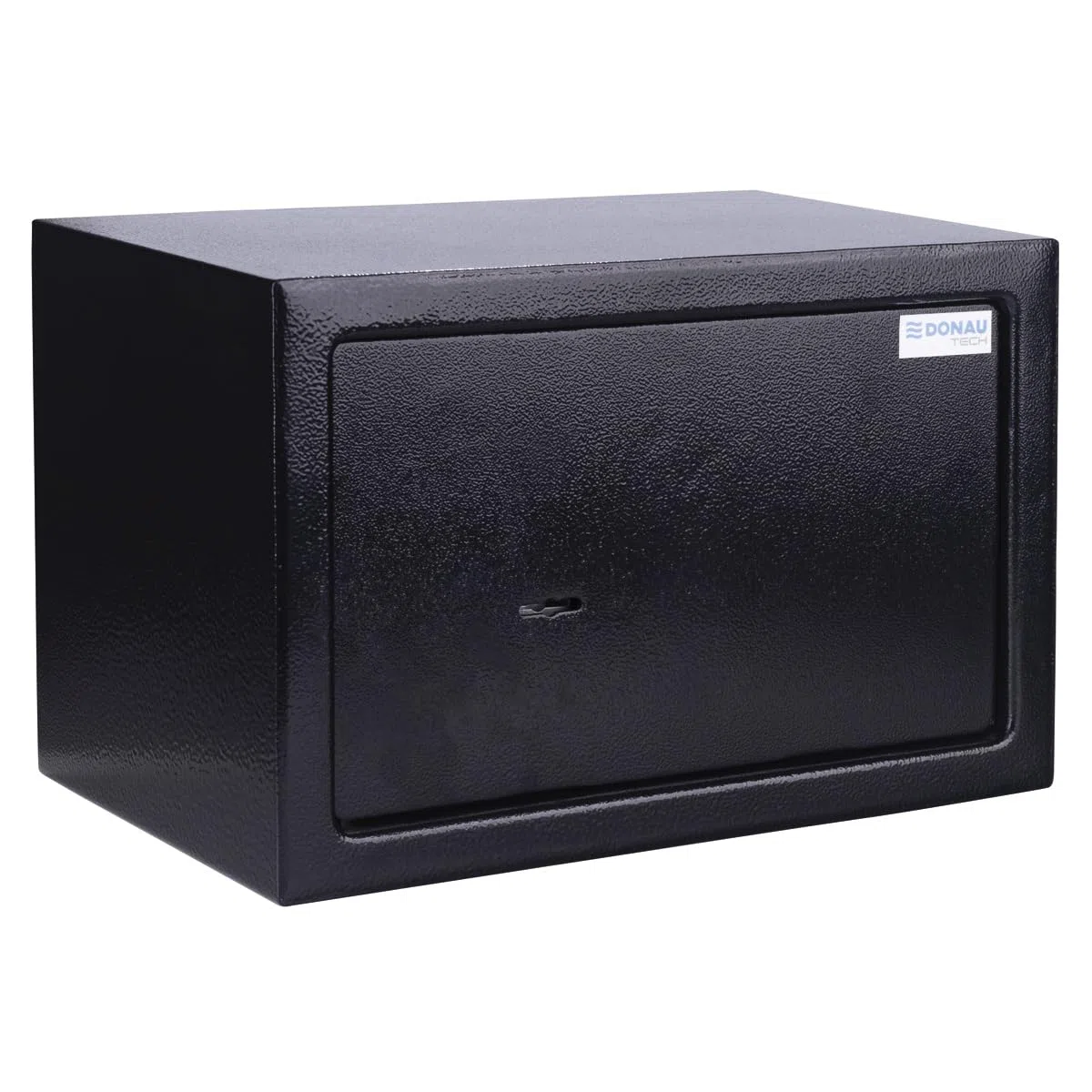 Caja fuerte para muebles DONAU TECH 8,5 L / 31 x 20 x 20 cm/manual para muebles/Caja fuerte para suelo o pared, incluye 2 llaves/Color negro