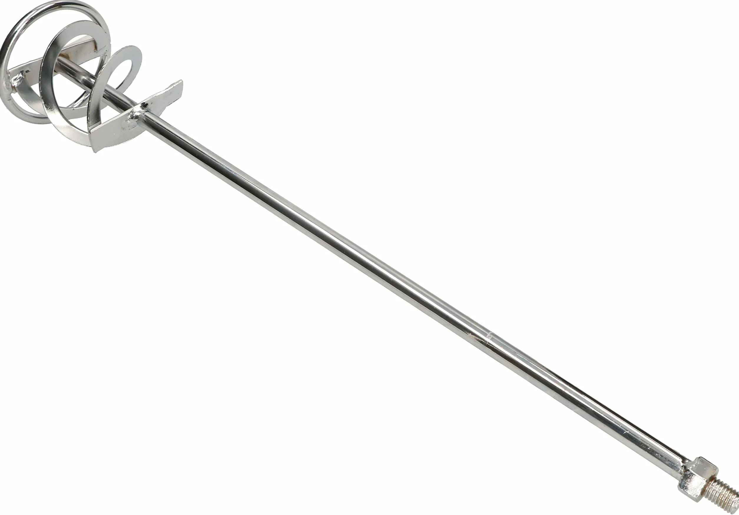 KOTARBAU® Varilla mezcladora 100 mm con rosca M14, Mezclador, Agitador, Meclador de pintura, cola, mortero, yeso, cemento, Mezcladora espiral, Batidora de yeso