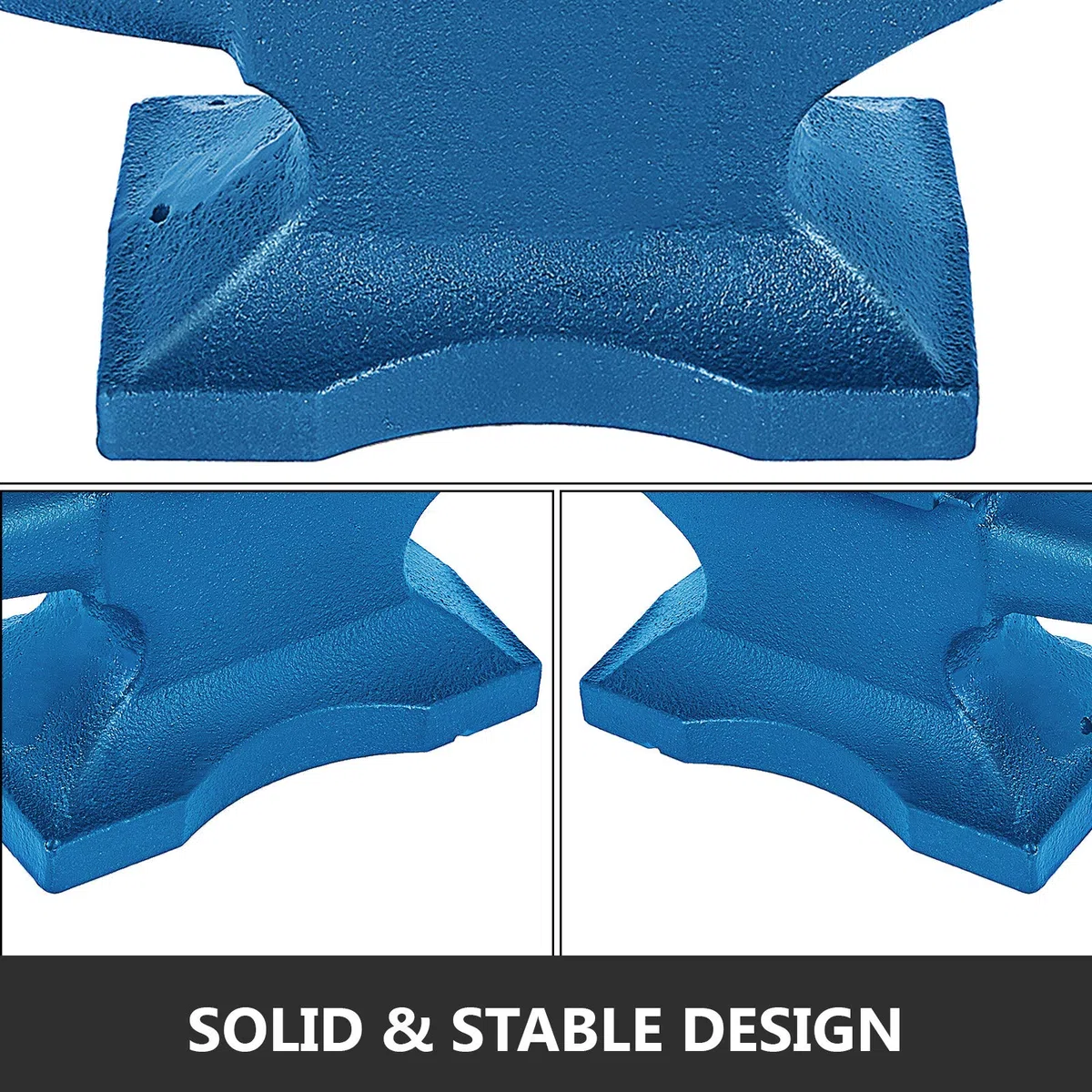 VEVOR Yunque de Hierro 11kg Fundido con Forja de Metal de Cuerno Largo, Ideal para Metalúrgicos y Herreros en Taller de Metal y Excelente para Remachar Aplanar