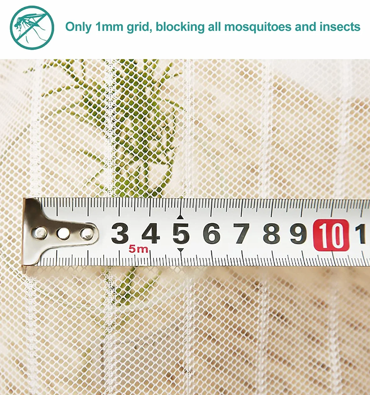 Cortina Mosquitera Magnética para Puertas, Versión Actualizada 150x210 cm Puerta de Malla Magnética, Blanco Cortinas para Puertas Exteriores, Fácil de Instalar y Lejos de Los Mosquitos