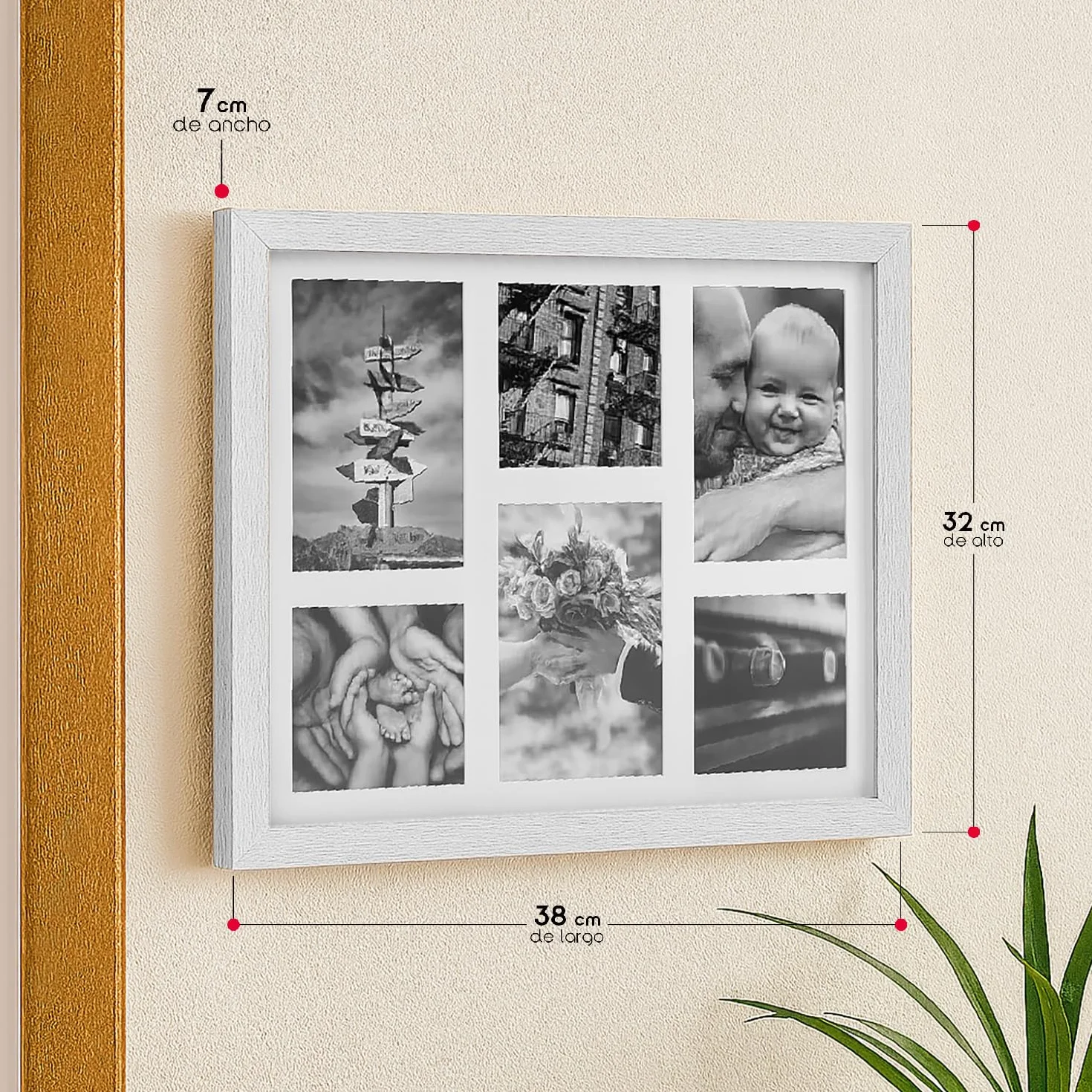 Tapa Contador Luz Cuadrado Plástico 38x7x32 cm Abatible Blanco