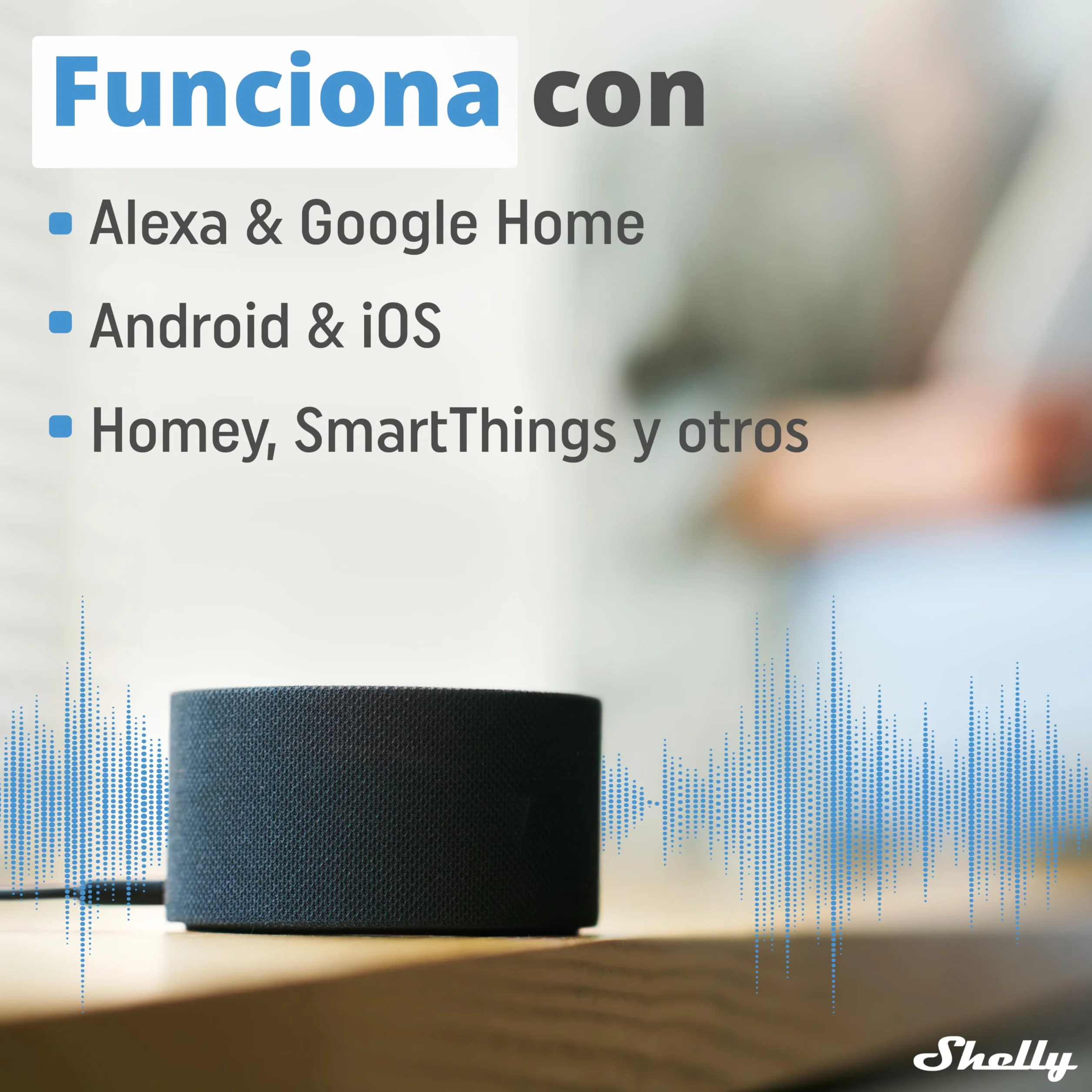 Shelly Plus 1, Relé Interruptor Inteligente Wi-Fi & Bluetooth, Luces Inalámbricas, Compatible Con Alexa & Google Home, Control remoto por iOS Android App, No necesita hub (2 Piezas)