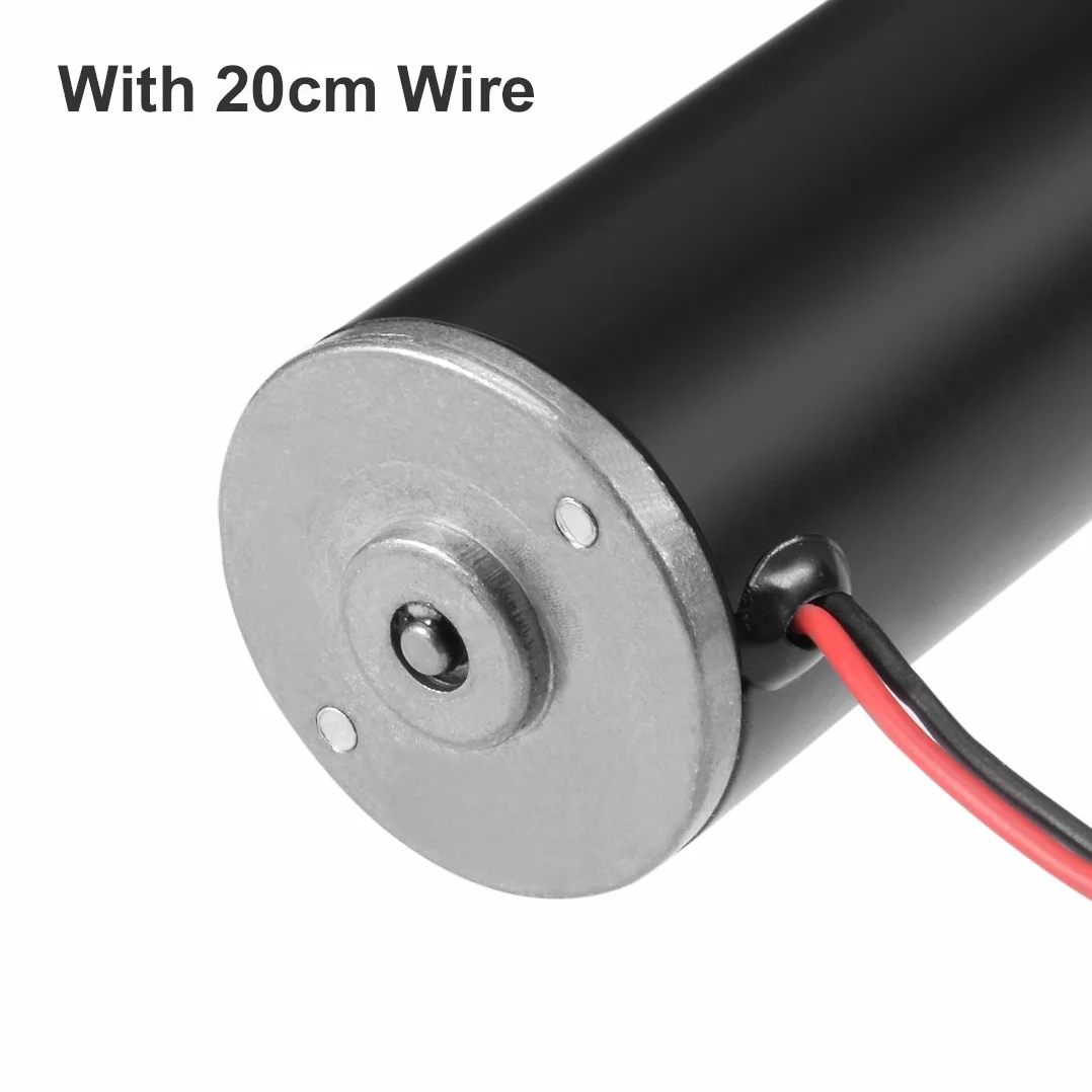 sourcing map Motor De Reducción De Velocidad De Alto Par De Eje De Doble Motor De Engranaje Helicoidal DC 24V 5RPM