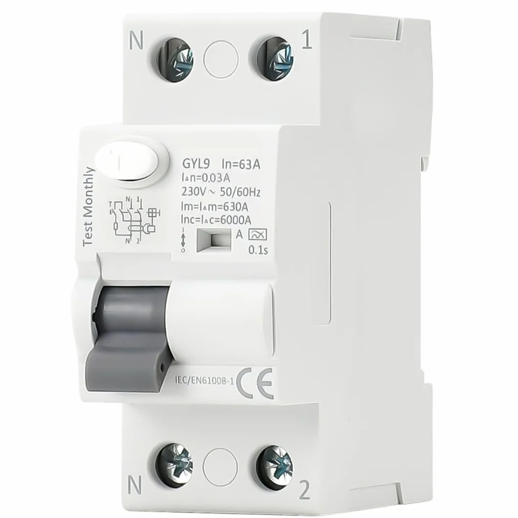 Interruptor Diferencial SuperInmunizado SI 63A 30mA, 2P, Clase A y 6kA.