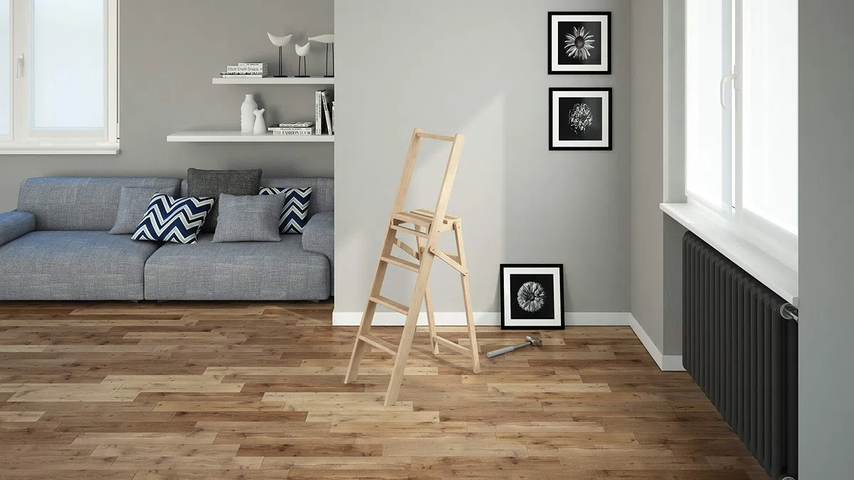 Colombo 8003186104502 Escalera de Madera, 4 gradini