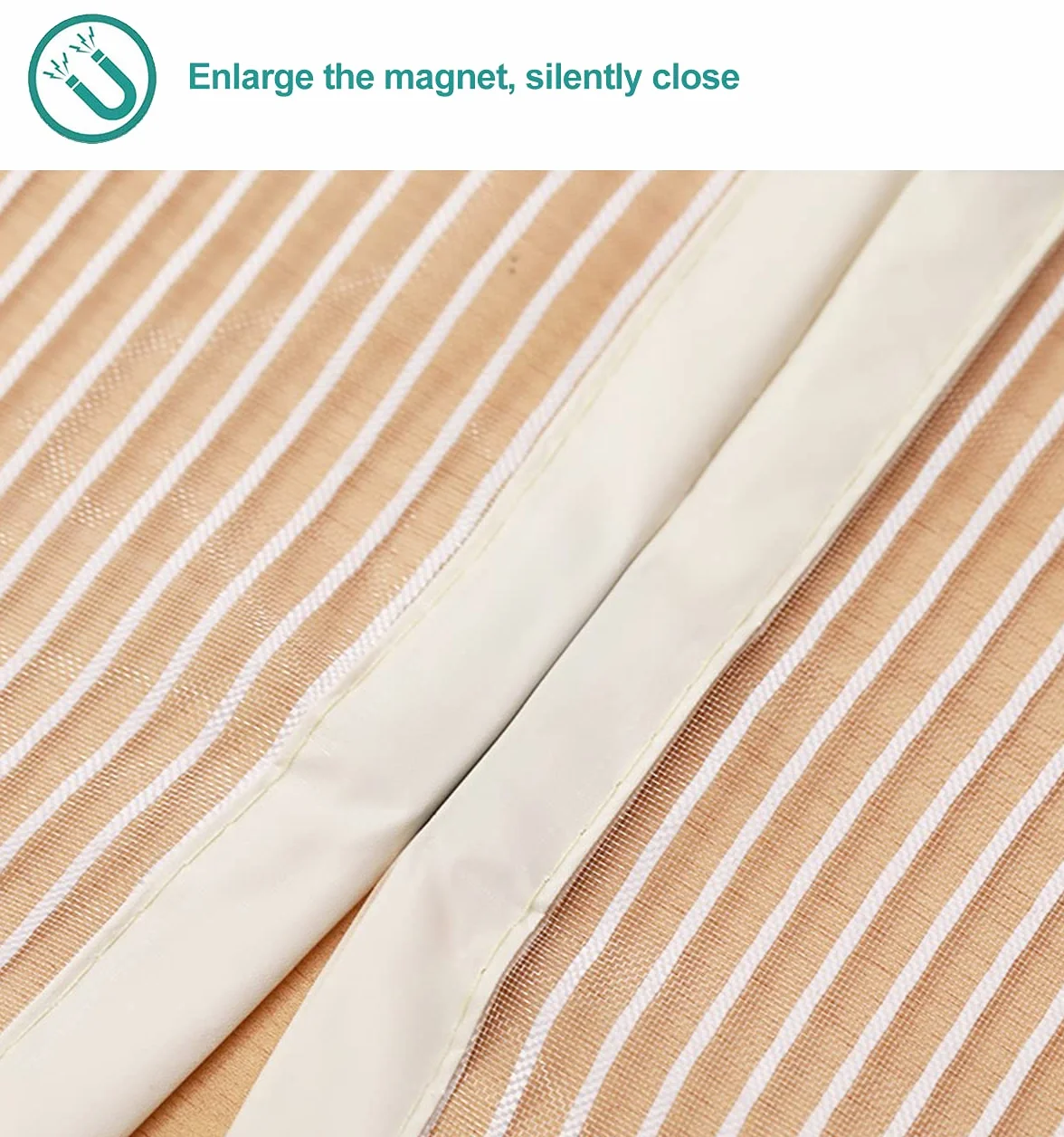 Cortina Mosquitera Magnética para Puertas, Versión Actualizada 150x210 cm Puerta de Malla Magnética, Blanco Cortinas para Puertas Exteriores, Fácil de Instalar y Lejos de Los Mosquitos