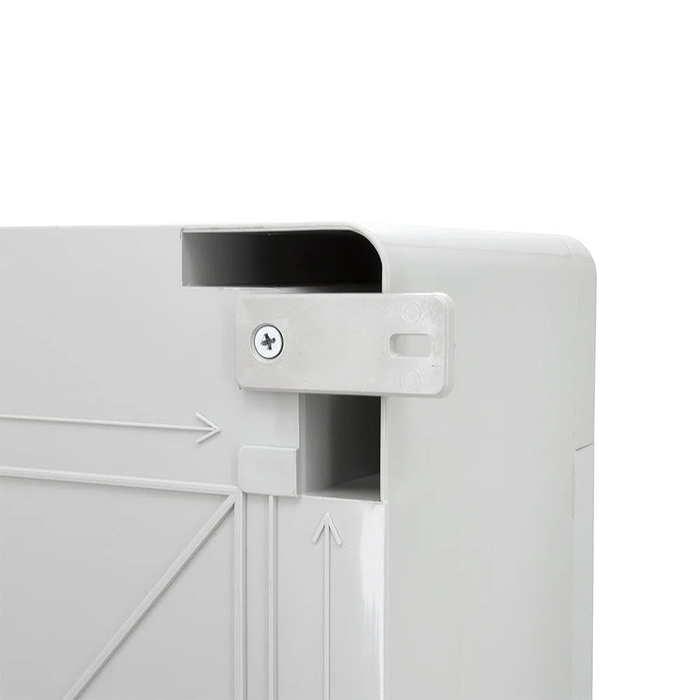 ELS Elektrotechnika Armario de distribución industrial IP65, placa de montaje galvanizada, con junta perimetral, carcasa de pared, carcasa vacía, plástico ABS, armario vacío, 220 x 310 x 140