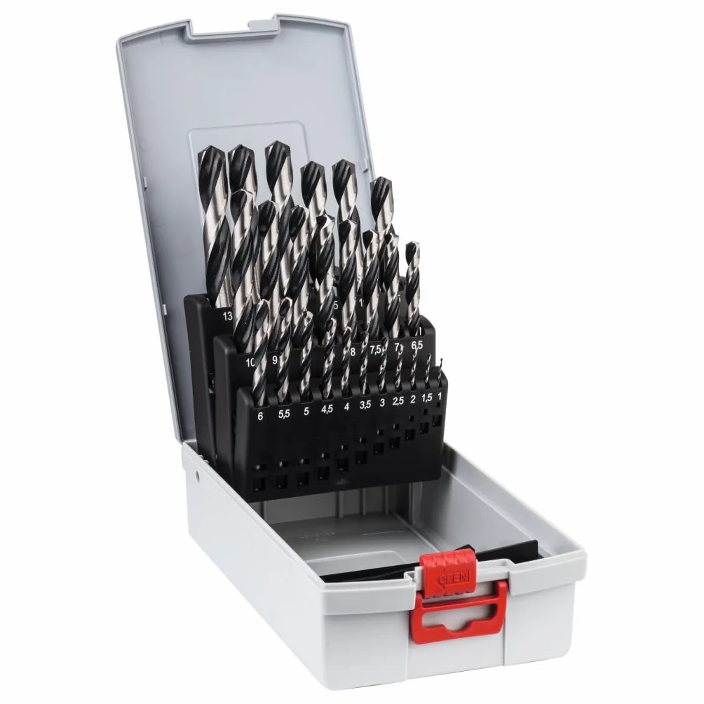 Bosch Professional Set 25 brocas helicoidales HSS PointTeQ 1-13 mm