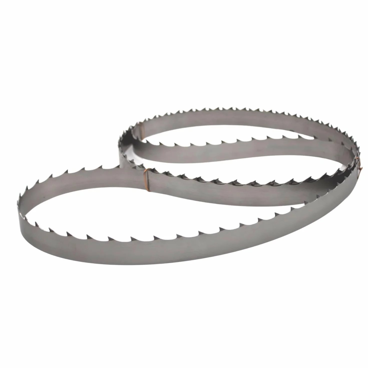ZT22 - Hoja de sierra de cinta para aserraderos móviles (2760-4800 mm, longitud: 32-40 mm, ancho: 4670 x 32 x 1,1 mm)