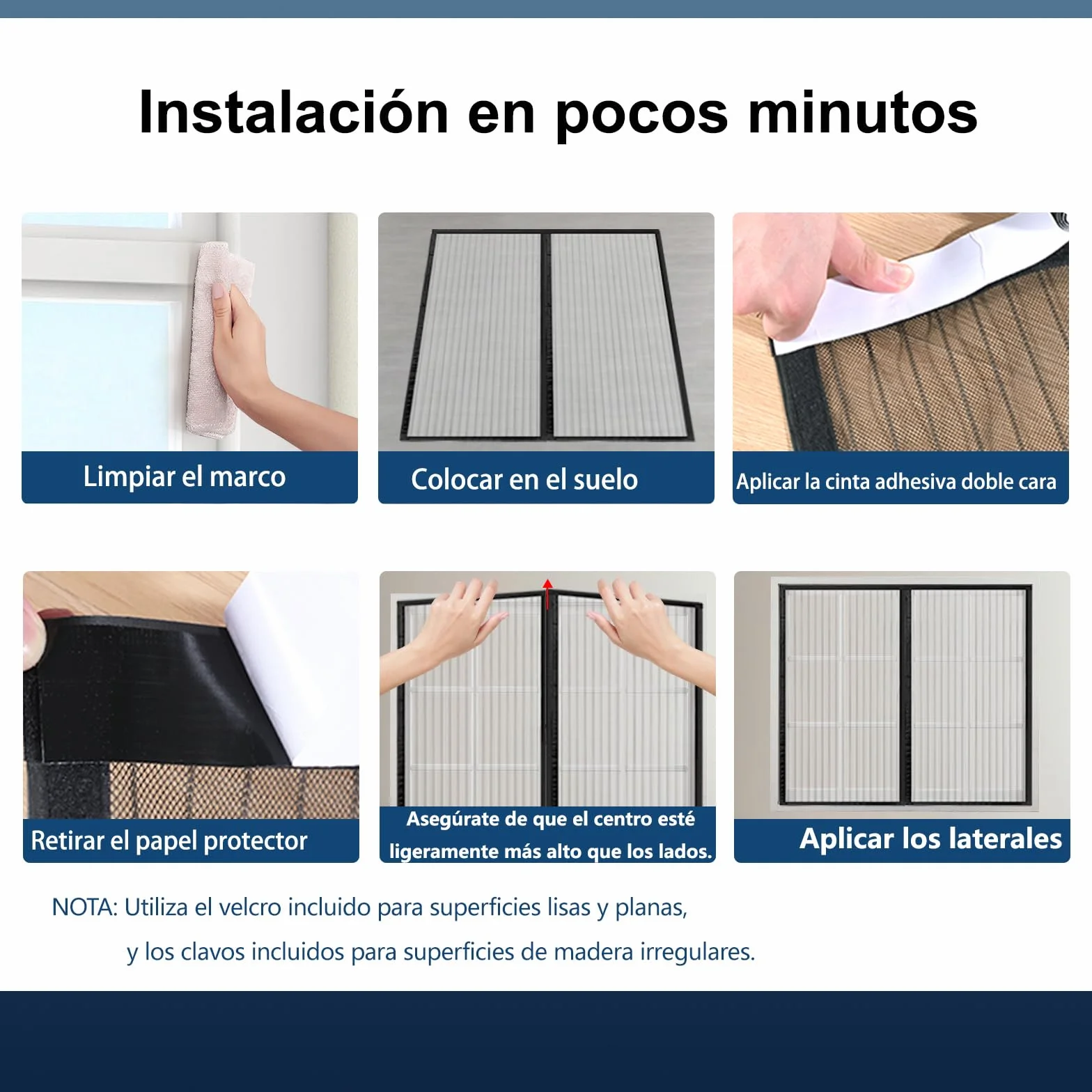 Versión Actualizada Mosquitera Puerta Magnética 170x200cm, Varios Tallas, Negro Cortina Mosquitera Puerta Exterior, Se Cierra Automáticamente, Fácil Instalación sin Taladrar