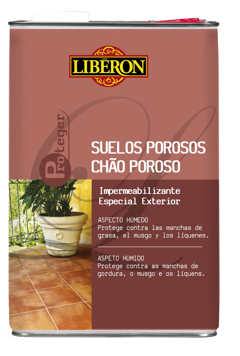 Libéron Impermeabilizante suelos porosos exteriores 5l