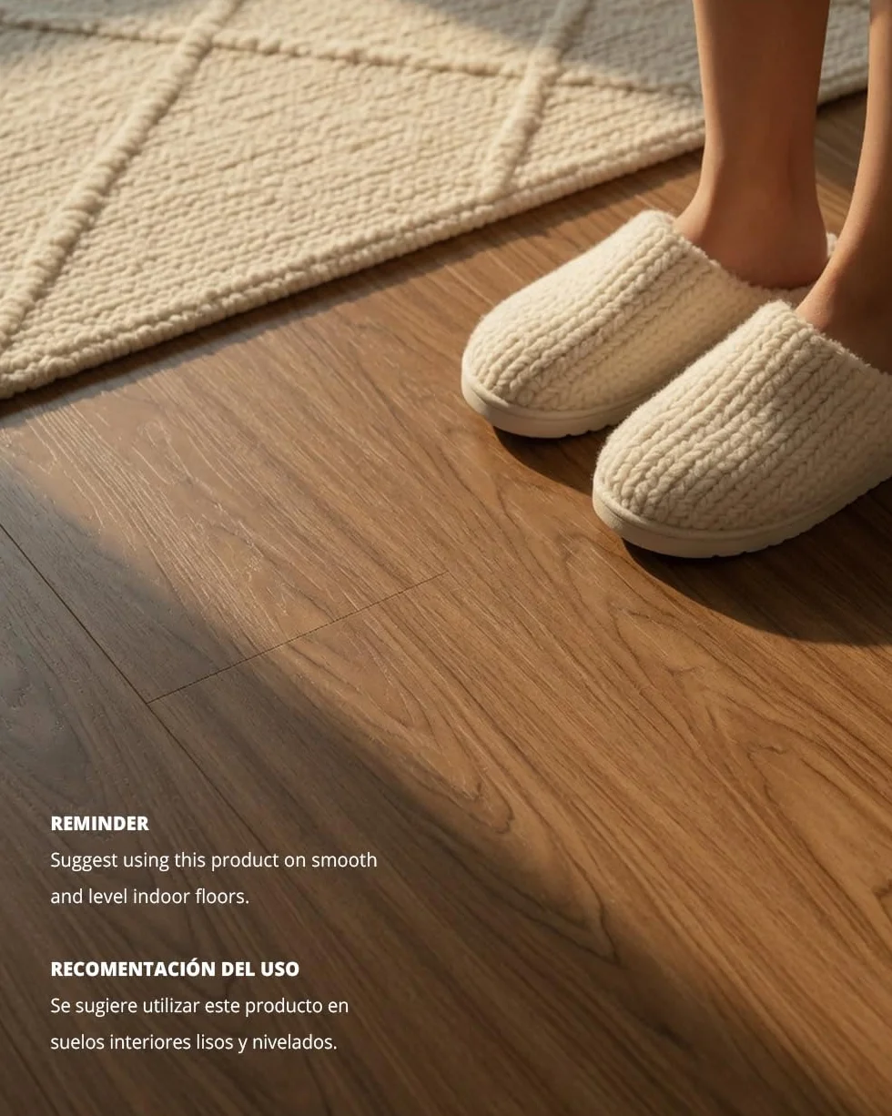 MURIS Suelo Vinílico Autoadhesivo, 16 Lamas de 15 x 91 cm (2,23 m²), Grosor de 2 mm, PVC Impermeable, Alta Adherencia y Resistente, Imitación Madera, MRS-DB002
