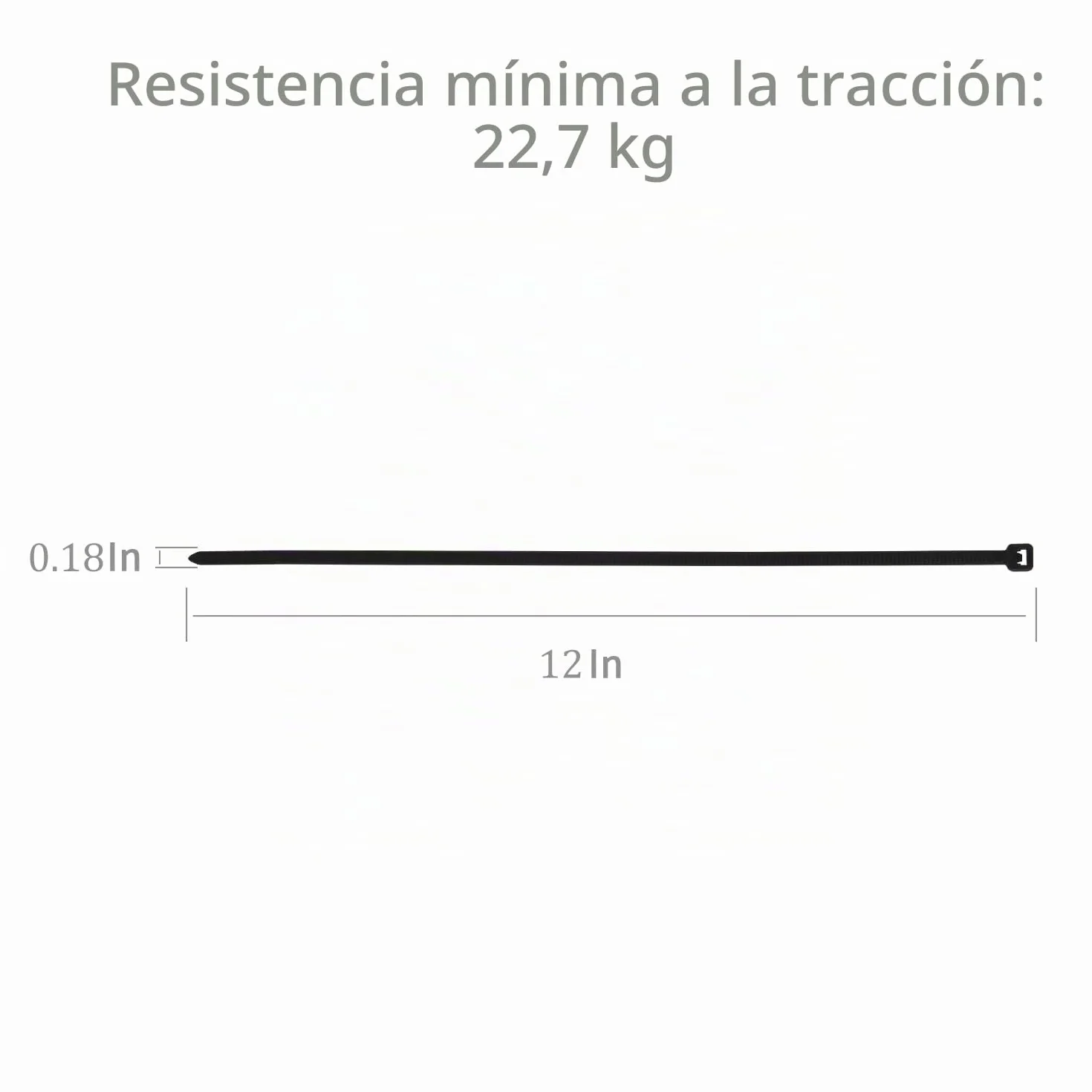 XINGO 1000 Piezas 300mm x 4.8mm Bridas para Cables Negras Resistentes UV