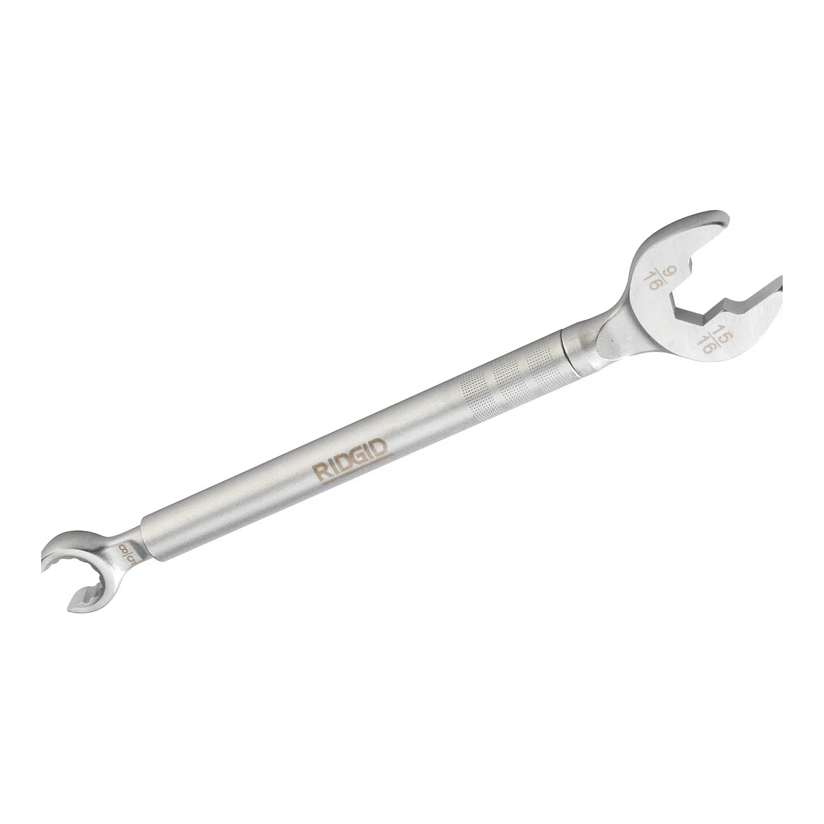 RIDGID 27023 Modelo 2002 Llave 2 en 1 One Stop para paradas angulares, paradas rectas y acoplamientos de compresión