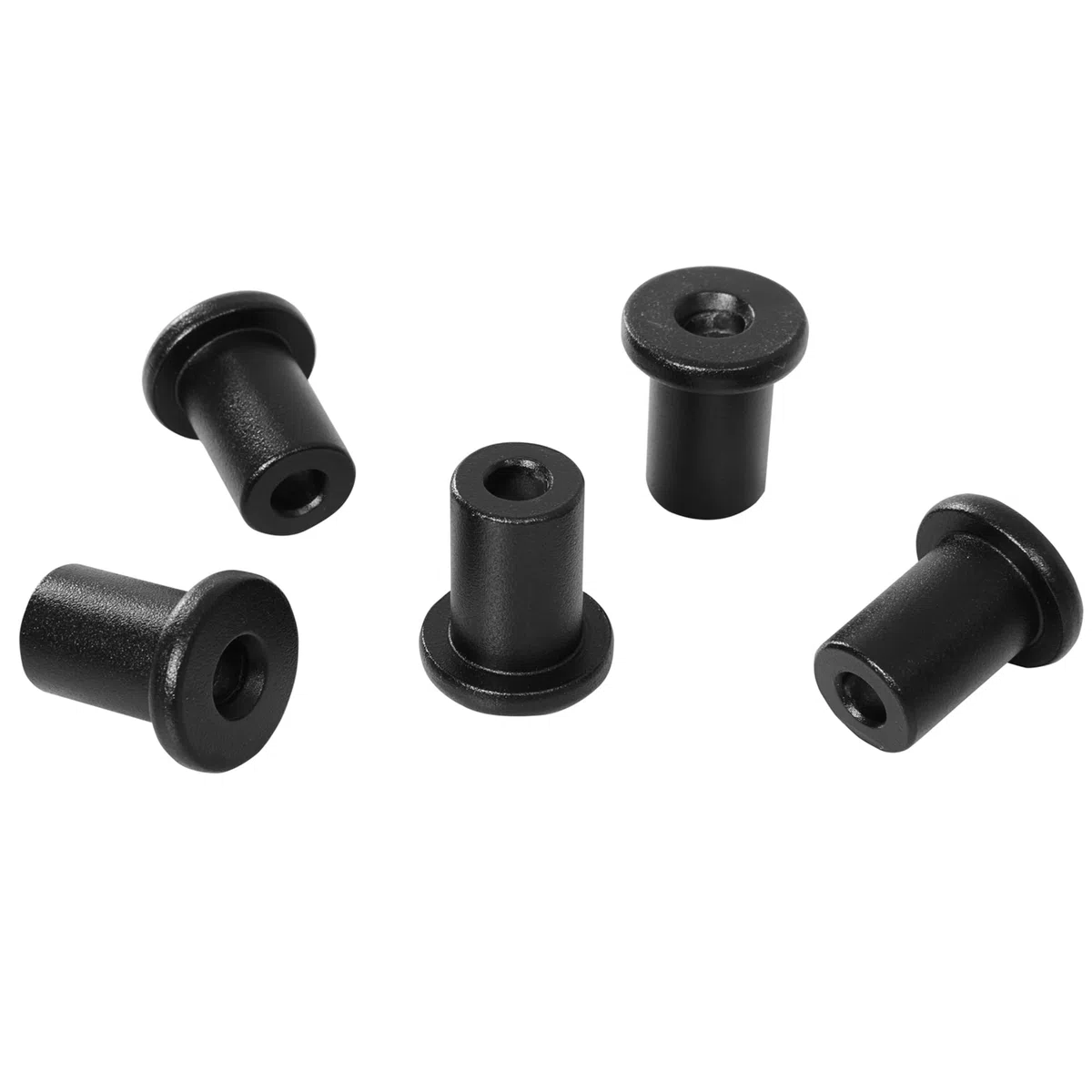 HOMCOM Juego de herrajes para puerta corredera 200 cm juego completo con rieles, rodillos, topes de riel, juego de tornillos para puerta, sistema de puerta corredera de acero al carbono negro