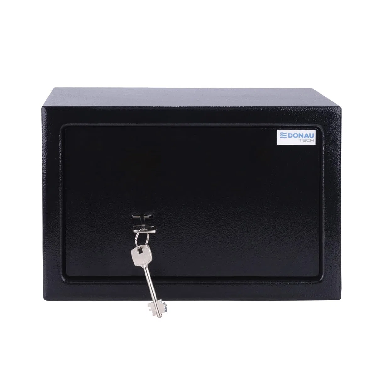 Caja fuerte para muebles DONAU TECH 8,5 L / 31 x 20 x 20 cm/manual para muebles/Caja fuerte para suelo o pared, incluye 2 llaves/Color negro