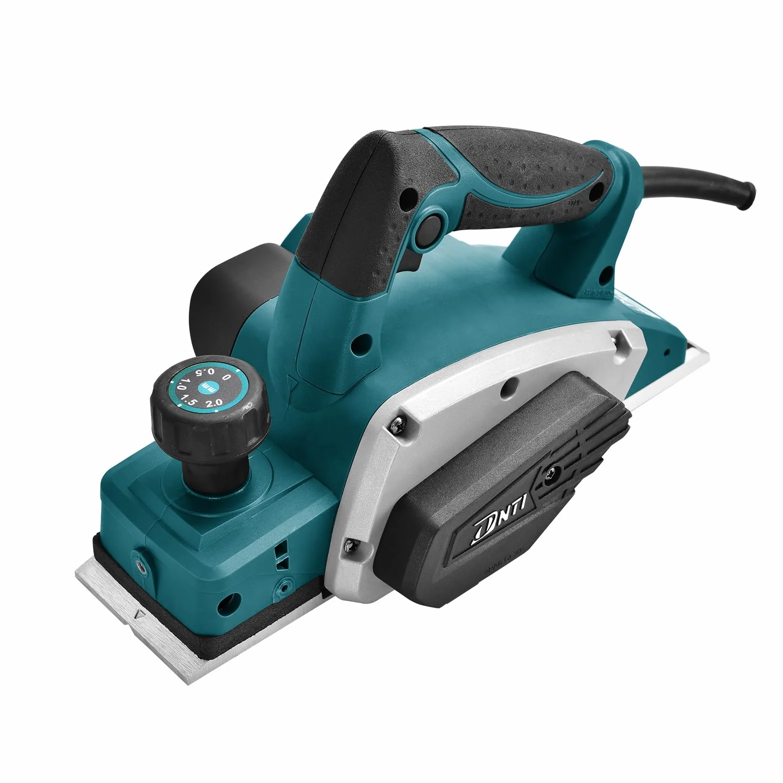 DNTI Cepillo eléctrico con cable Cepillo eléctrico 620 W Cepillo manual con 82 mm y 2 mm de ancho de cepillado, 230 V Ideal para bricolaje y carpintería 58215B