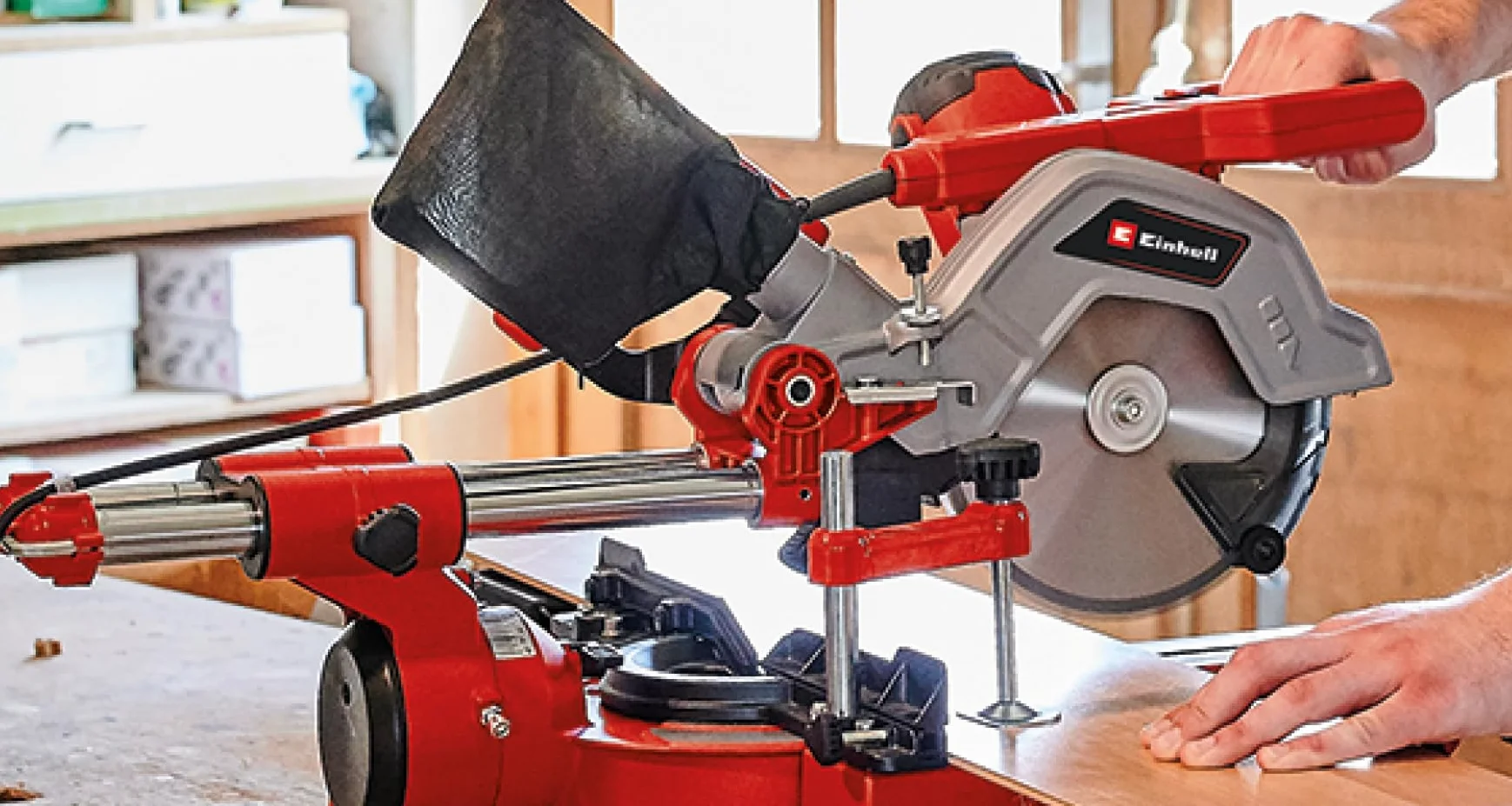Einhell - Hoja de sierra circular original (216 x 30 mm, diámetro de 216 mm, soporte de 30 mm, 60 dientes, ancho de corte 2,4 mm, para sierra ingletadora de tracción y sierras ingletadoras)