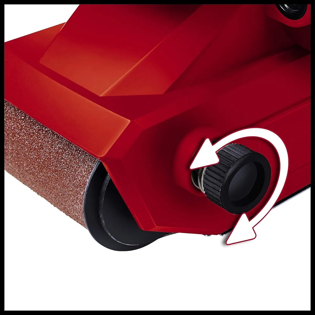 Einhell Lijadora de banda TC-BS 8038 (800 W, superficie de lijado 76x142 mm, inserto de protección cerámica 380 min.-1, asa adicional, aspiración de polvo integrada, incl. banda de lijado)