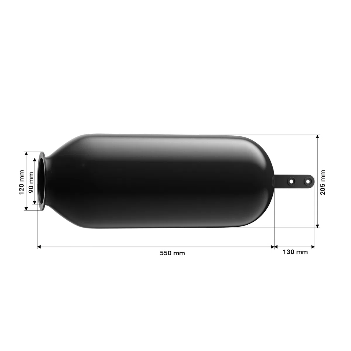 Membrana EPDM 80-100L vaso de expansión, depósito de presión, calderín grupo de presión doméstico