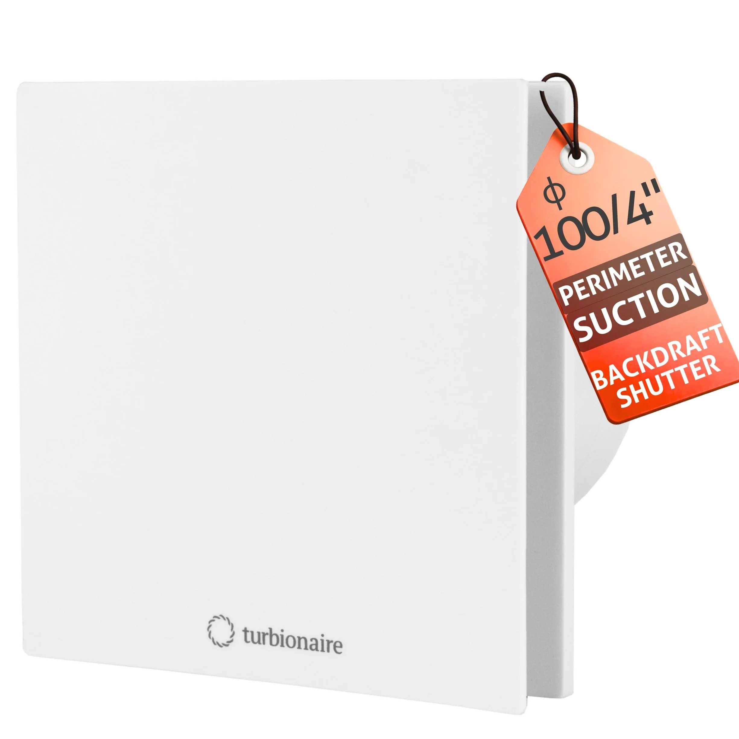 Turbionaire Arte 100 SW Extractor de Baño 100 mm Blanco IPX4 Aspiración Perimetral
