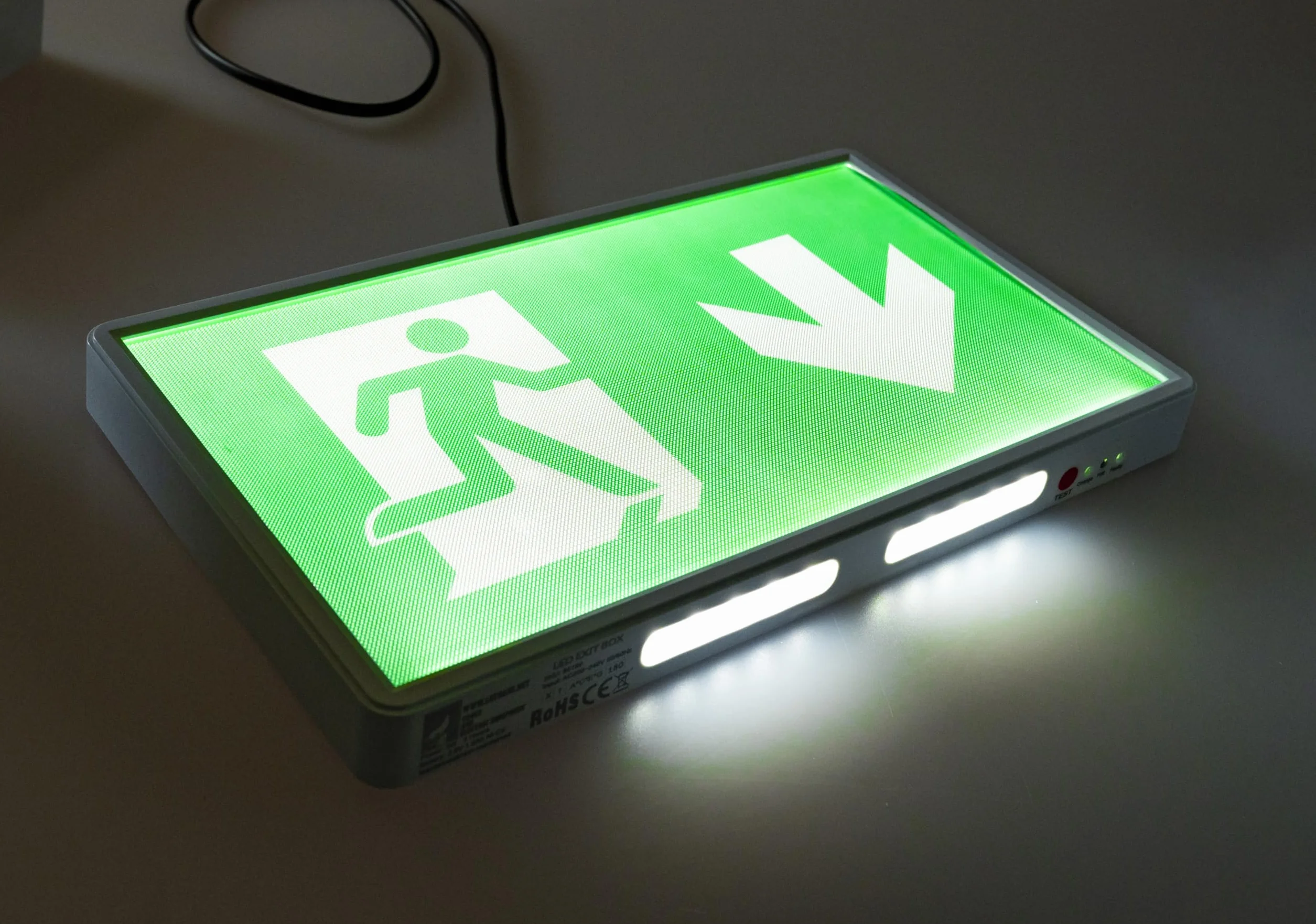LATRANS LED de Emergencia y Red IP20 Lámpara de Salida Montaje en Pared