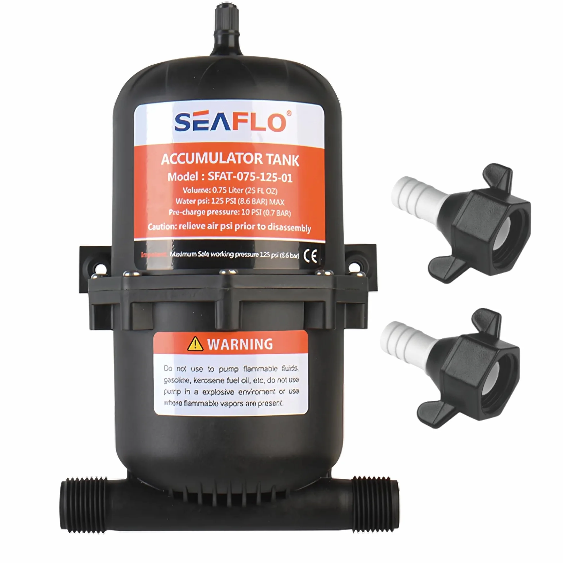Seaflo - Tanque acumulador presurizado 0.75/1.0 litros