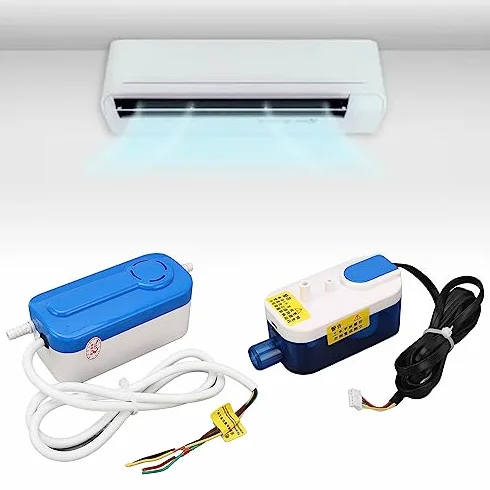 Bomba de Condensado HVAC, Bomba Silenciosa de Eliminación de Drenaje de Condensación Automática Mini Dividida, Bomba de Condensado Automática para HVAC, Aire Acondicionado,