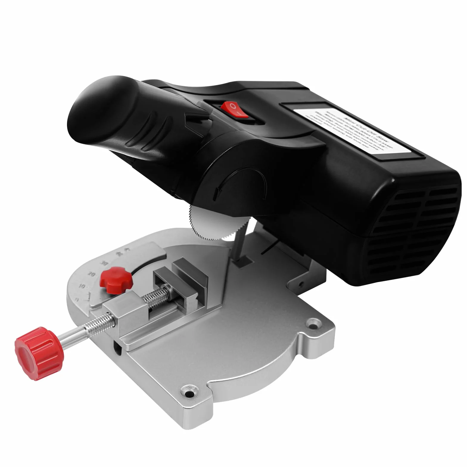 4500 rpm Mini sierra ingletadora de acero sierra circular mesa cortadora de mandril ajustable para madera y metal