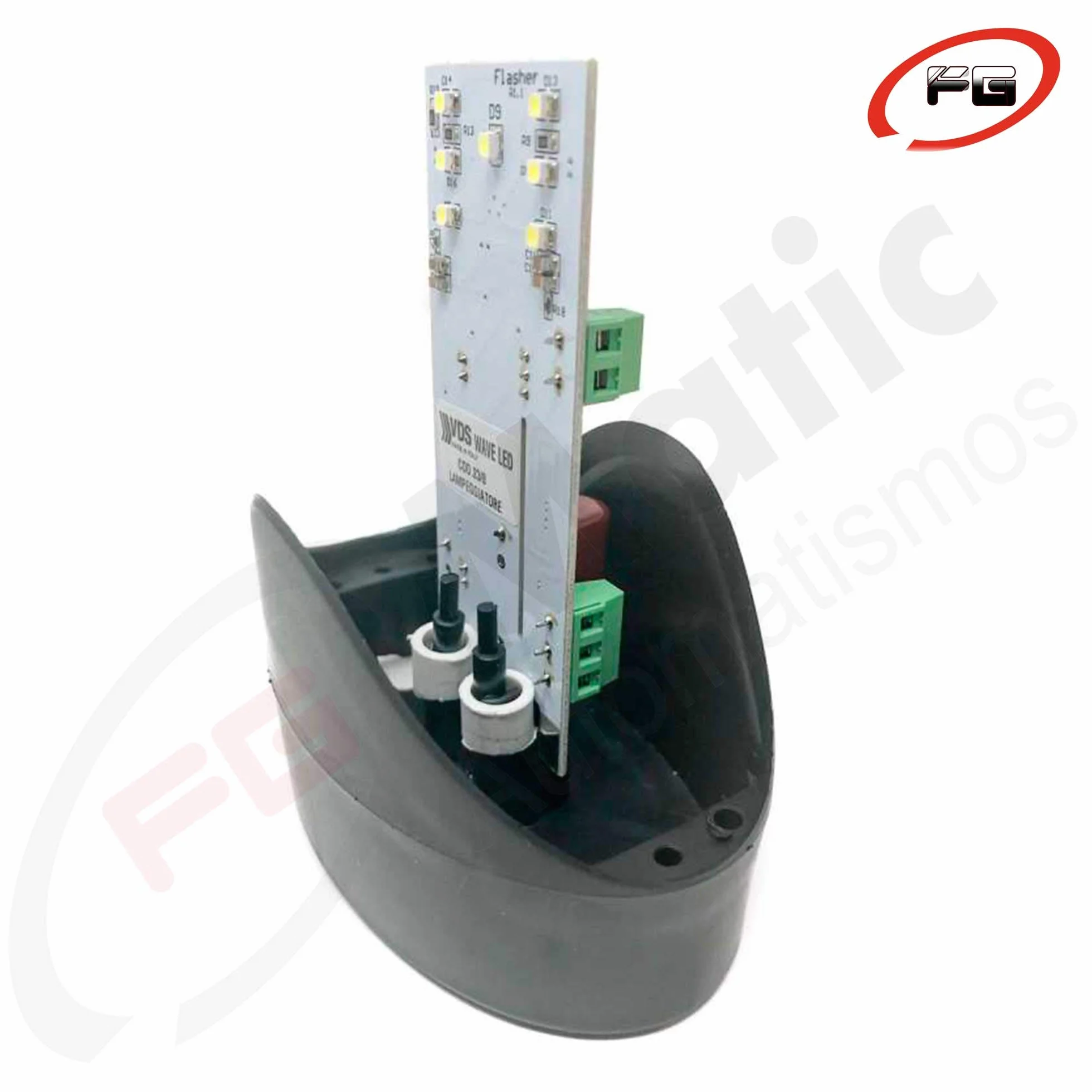 Lámpara LED VDS multi-tensión para puertas de garaje luz fija intermitente uso doméstico industrial